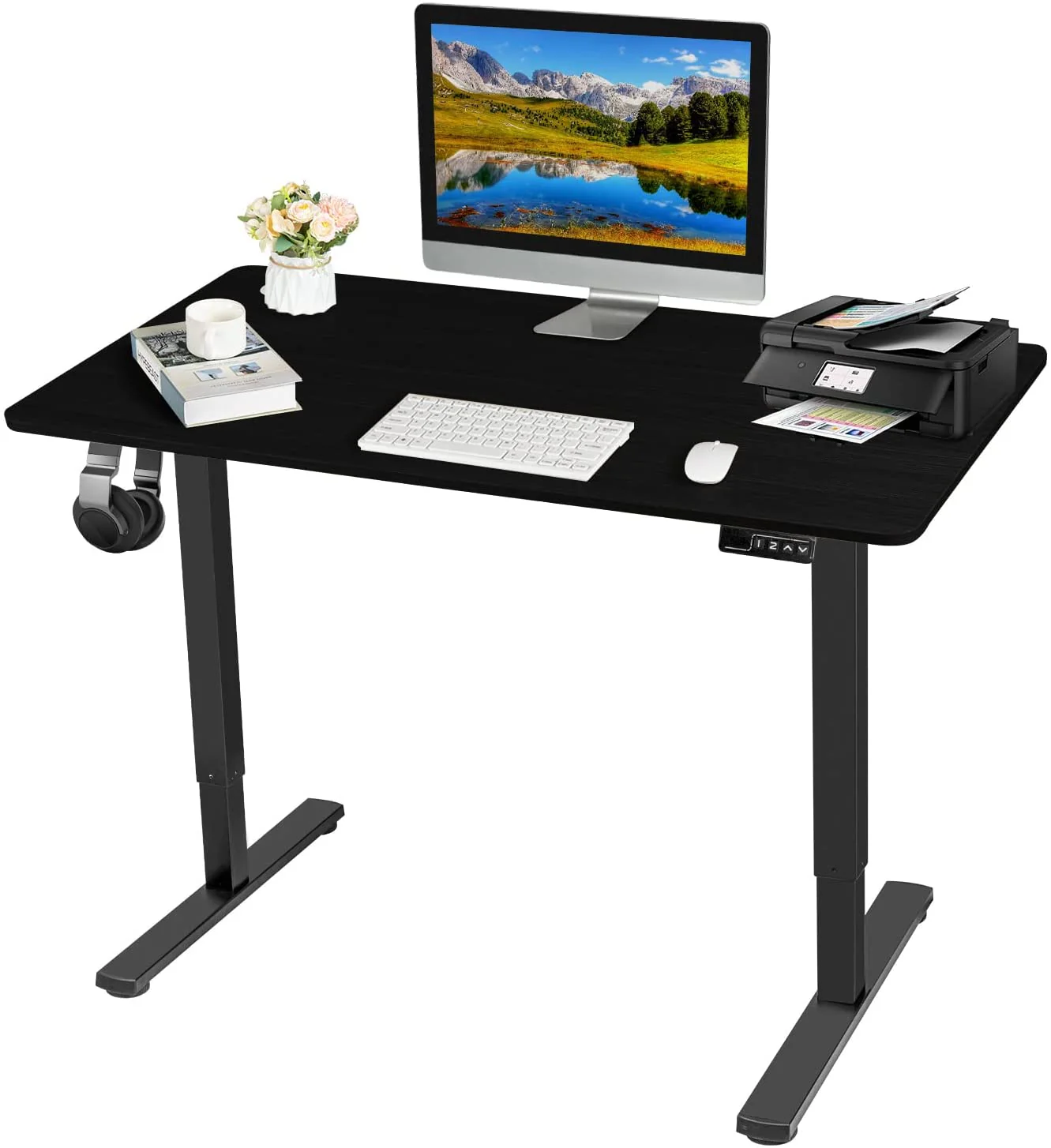 Elektrisch Höhenverstellbarer Schreibtisch 100X60 cm - Image 5