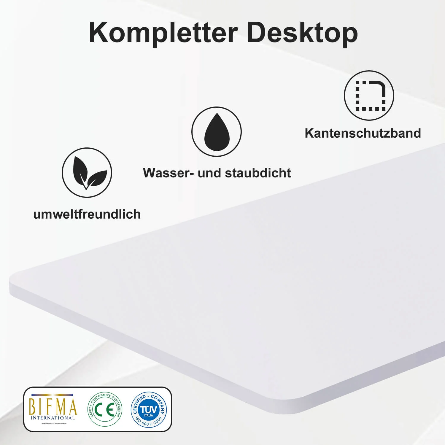 Elektrisch Höhenverstellbarer Schreibtisch 120X60 cm  mit voller Arbeitsfläche - Image 15