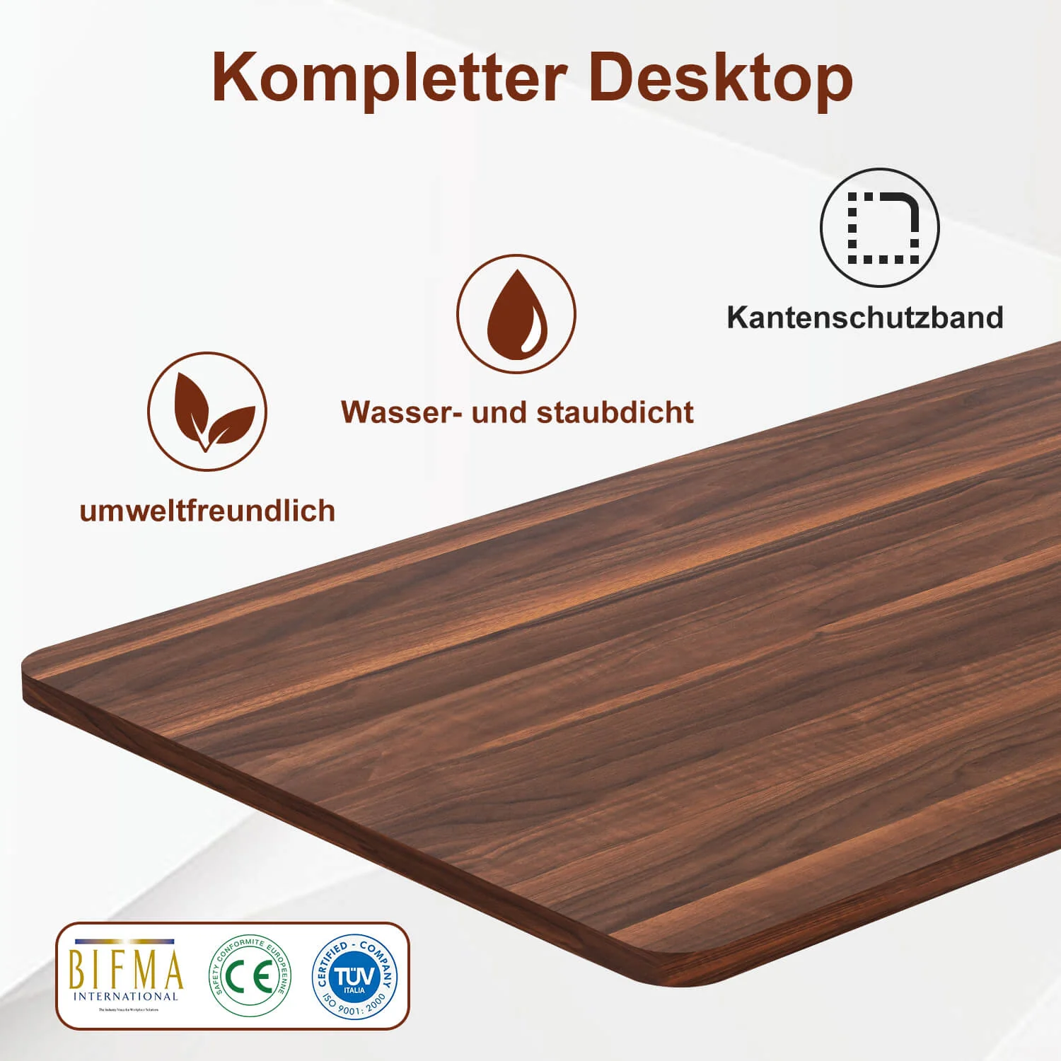 Elektrisch Höhenverstellbarer Schreibtisch 120X60 cm  mit voller Arbeitsfläche - Image 34