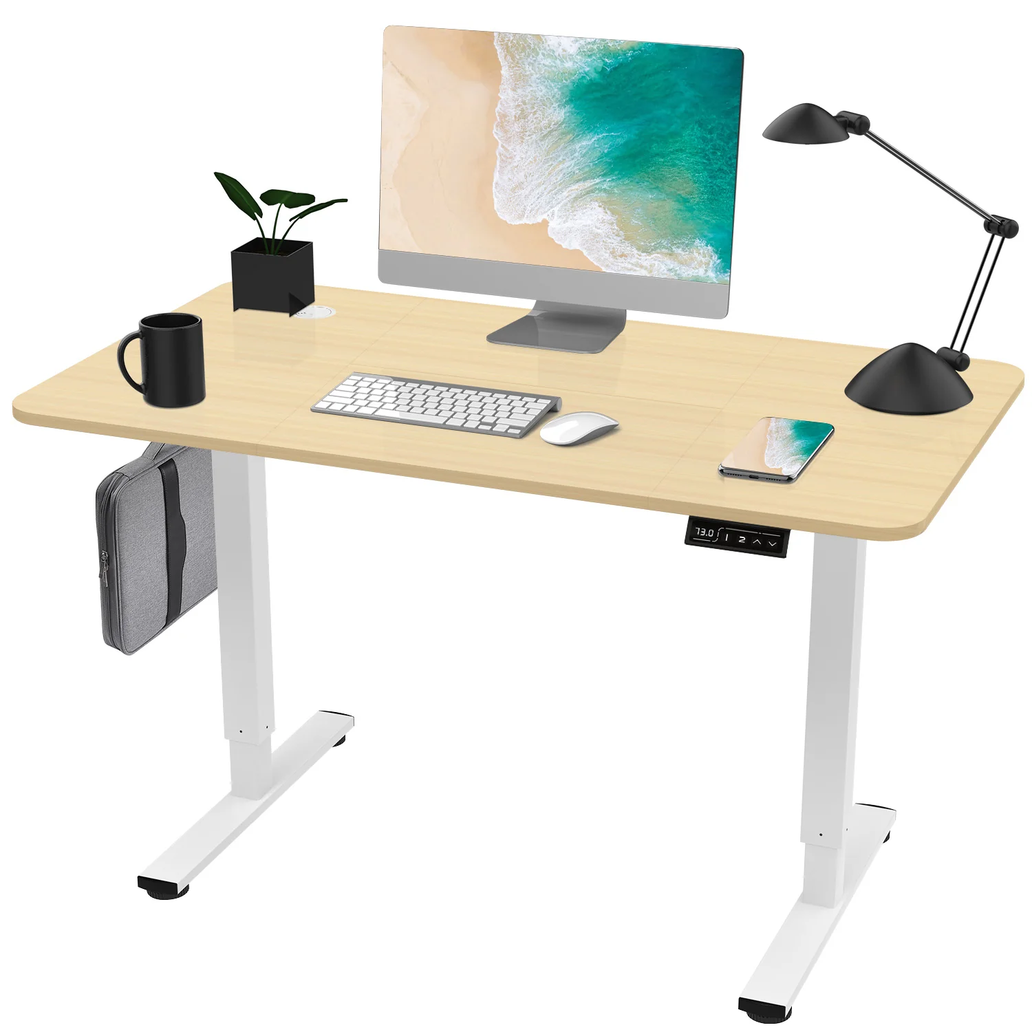 Elektrisch Höhenverstellbarer Schreibtisch 120X60 cm - Image 11
