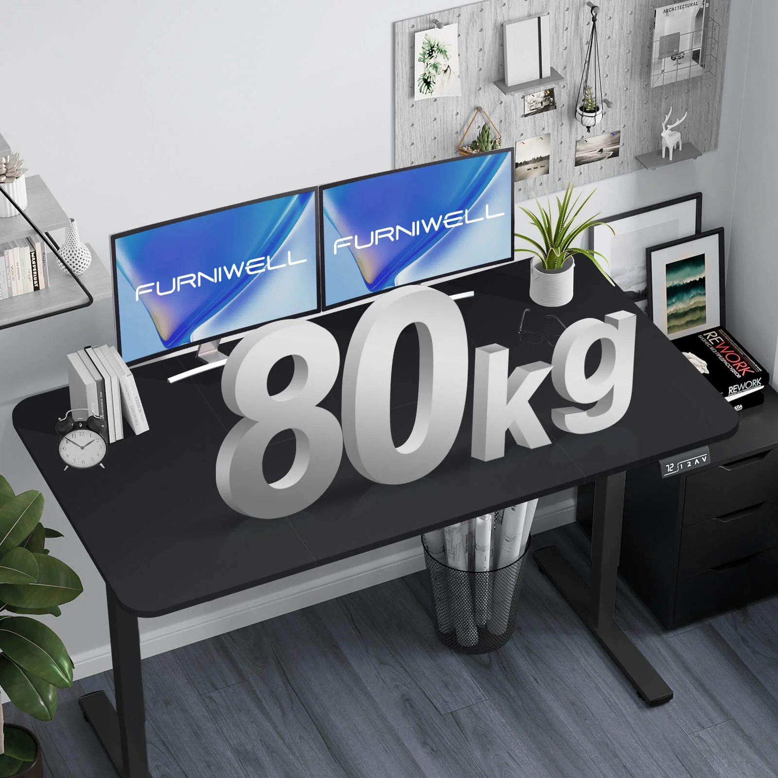Elektrisch Höhenverstellbarer Schreibtisch 120X60 cm - Image 25