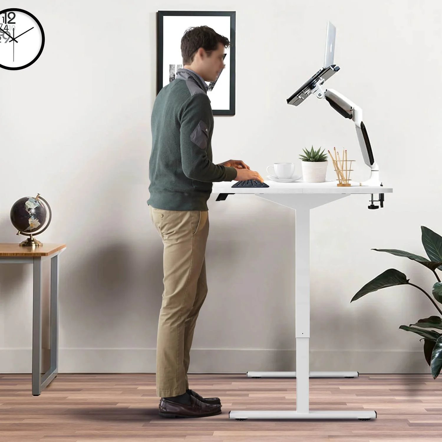 Elektrisch Höhenverstellbarer Schreibtisch 140X70 cm - Image 13