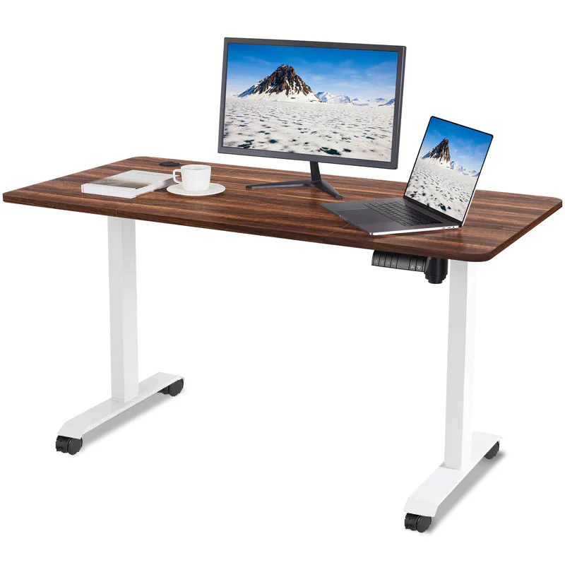 Elektrisch Höhenverstellbarer Schreibtisch mit Rädern 140X70 cm - Image 16