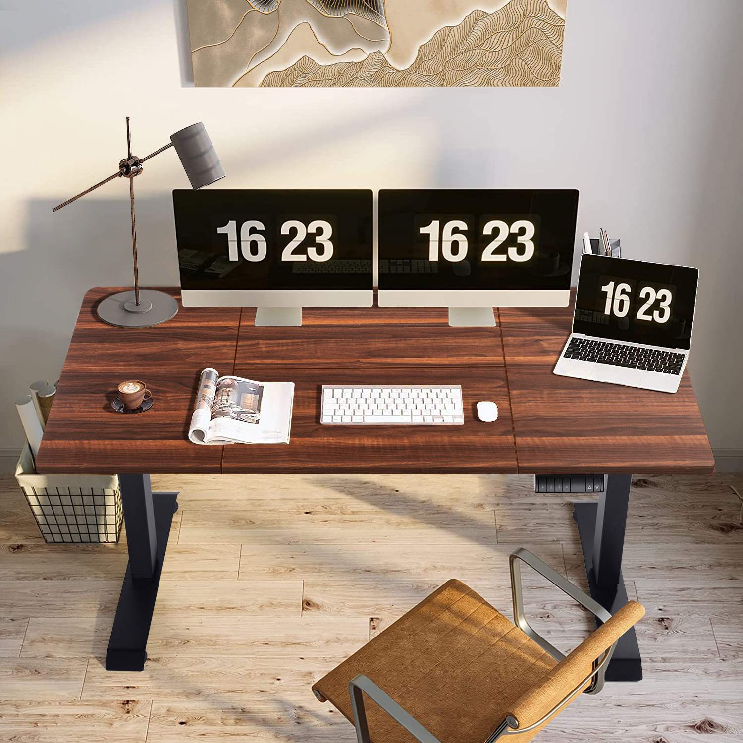 Elektrisch Höhenverstellbarer Schreibtisch 160X80 cm - Image 6