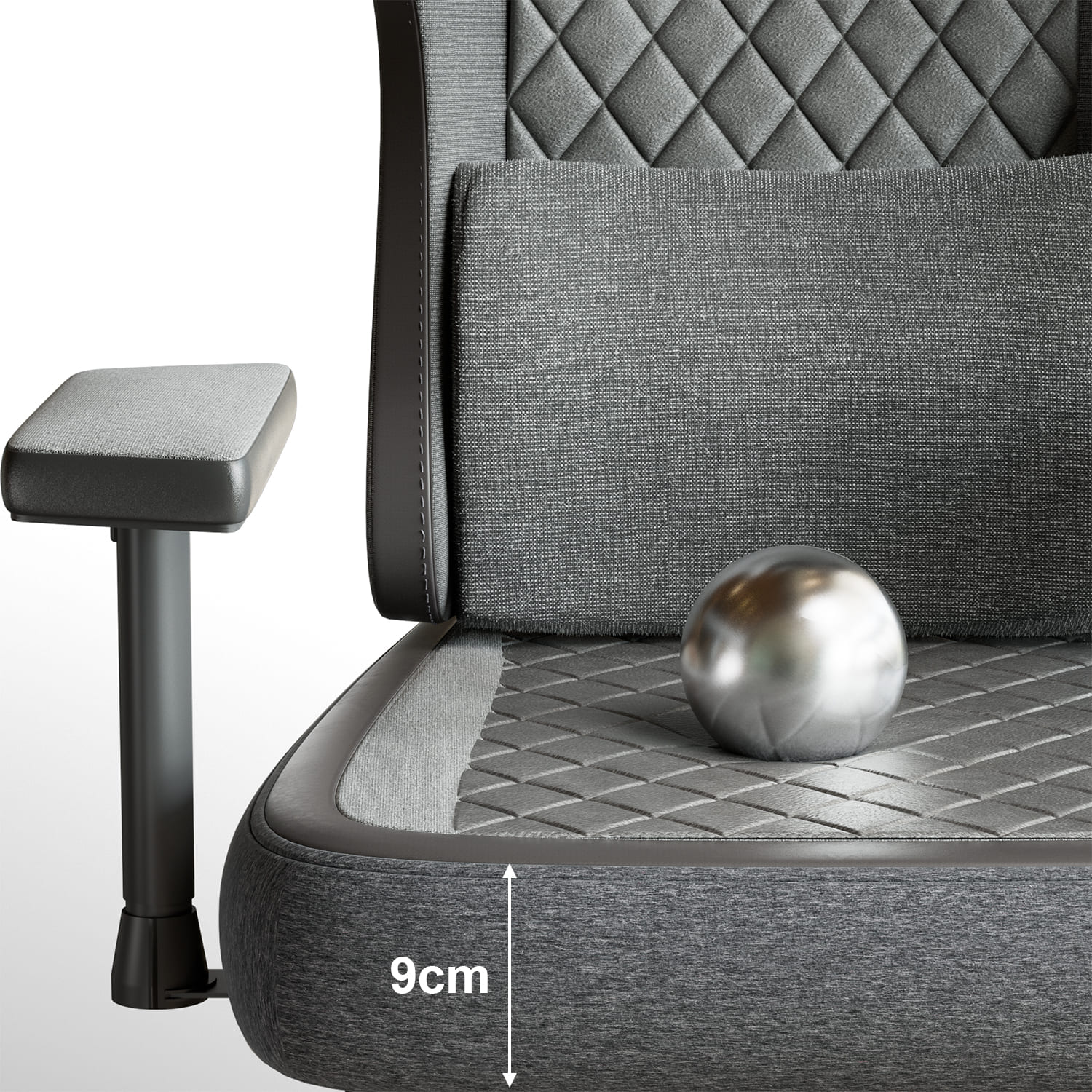 Bürostuhl mit Fußstütze, Ergonomischer Gaming Stuhl - Image 6