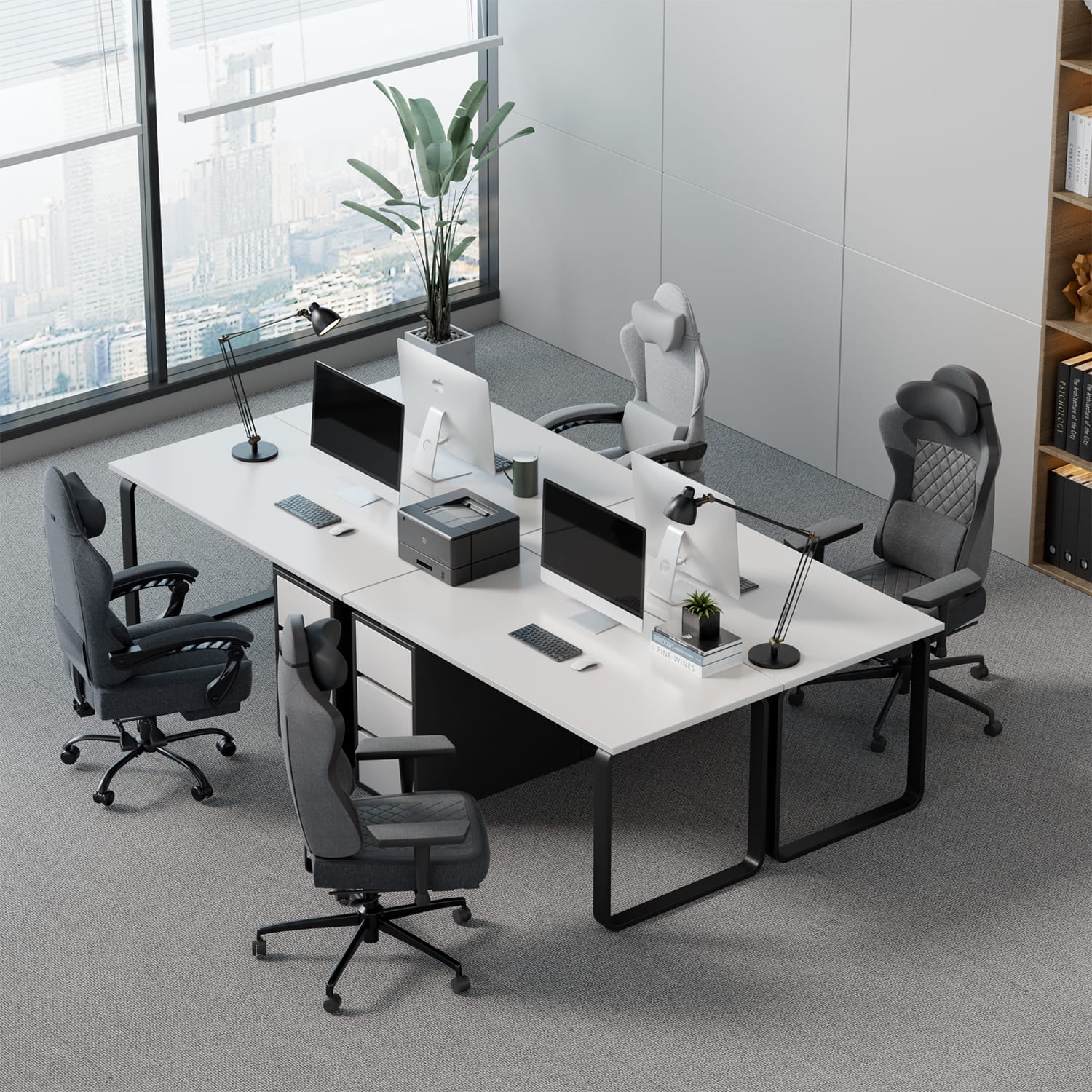 Bürostuhl mit Fußstütze, Ergonomischer Gaming Stuhl - Image 9