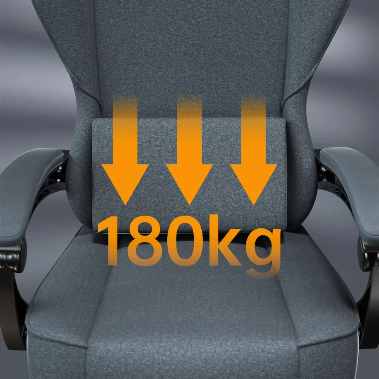 Bürostuhl mit Massage Lendenkissen, Ergonomischer Gaming Stuhl - Image 4