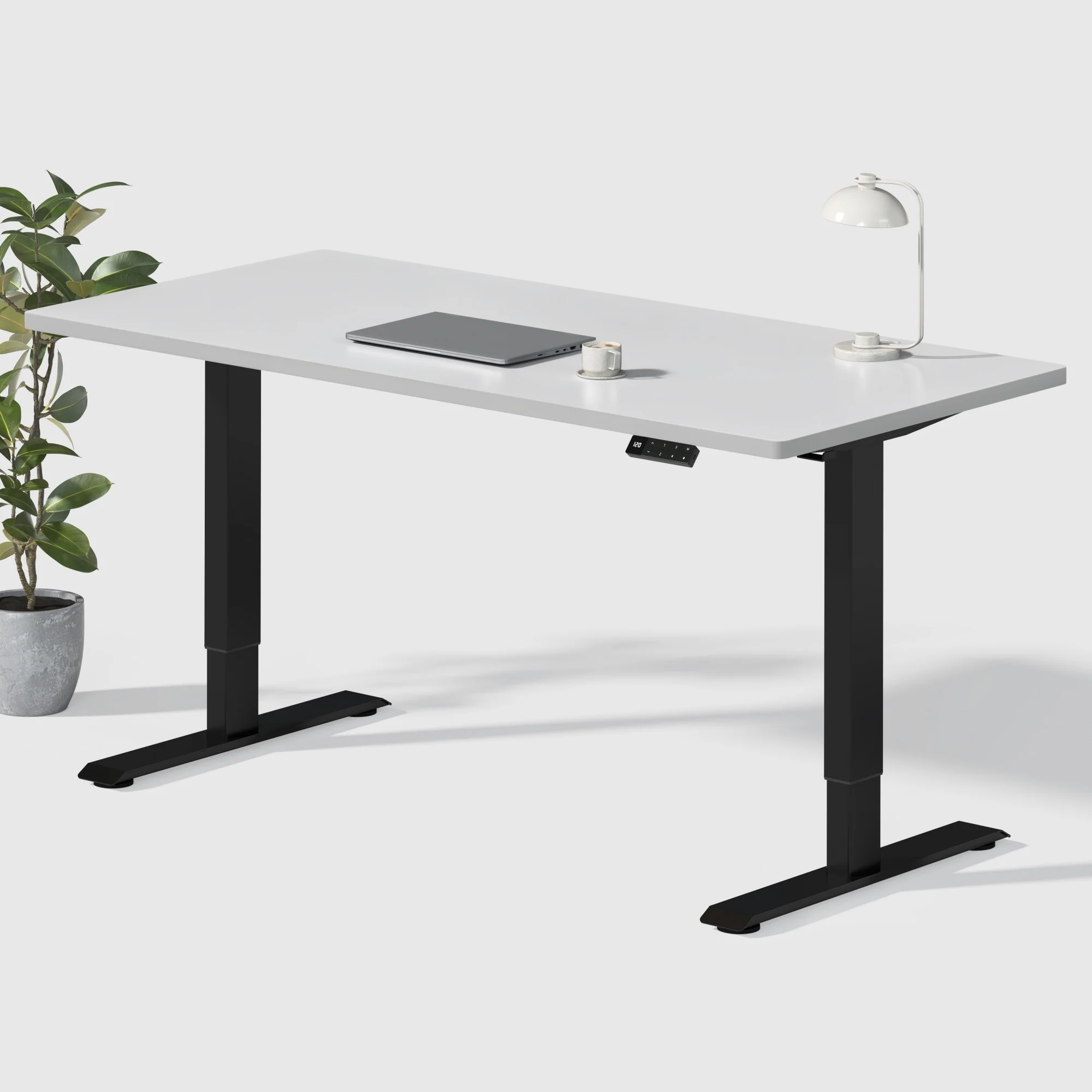 Dual Ultra Tischgestell mit Premium Elektrisch Höhenverstellbarer Schreibtisch - Image 32