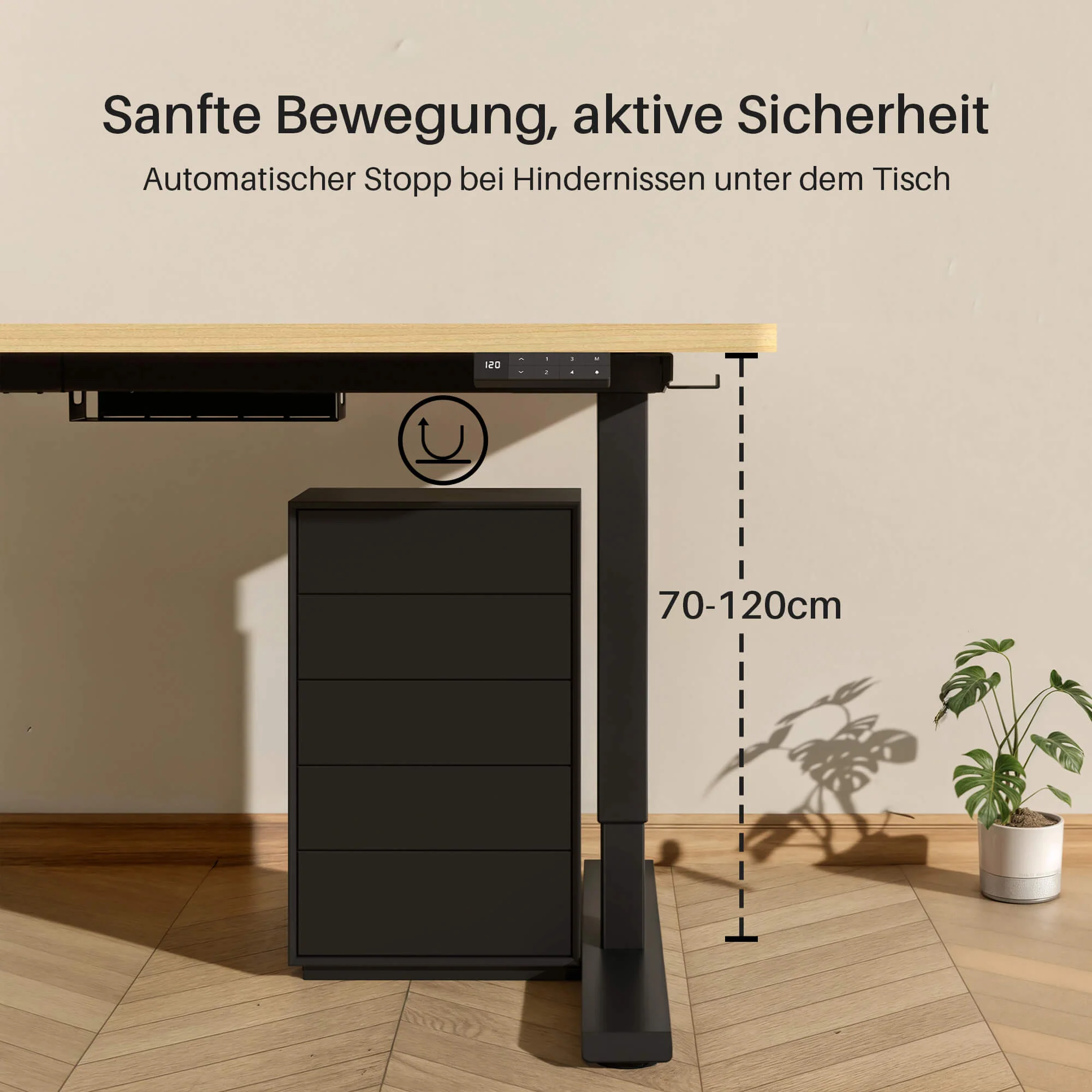 Dual Ultra Tischgestell mit Premium Elektrisch Höhenverstellbarer Schreibtisch - Image 4