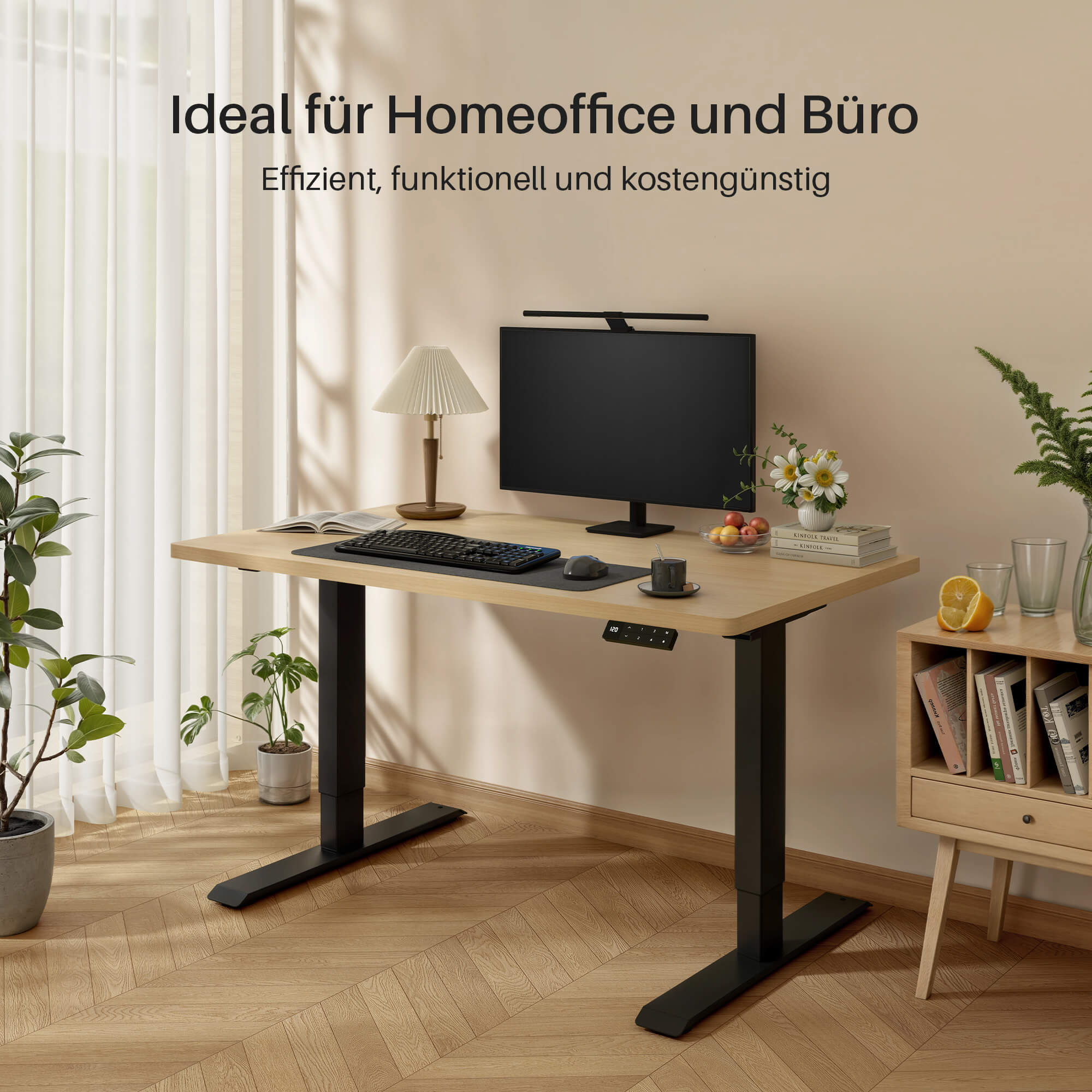 Dual Ultra Tischgestell mit Premium Elektrisch Höhenverstellbarer Schreibtisch - Image 8