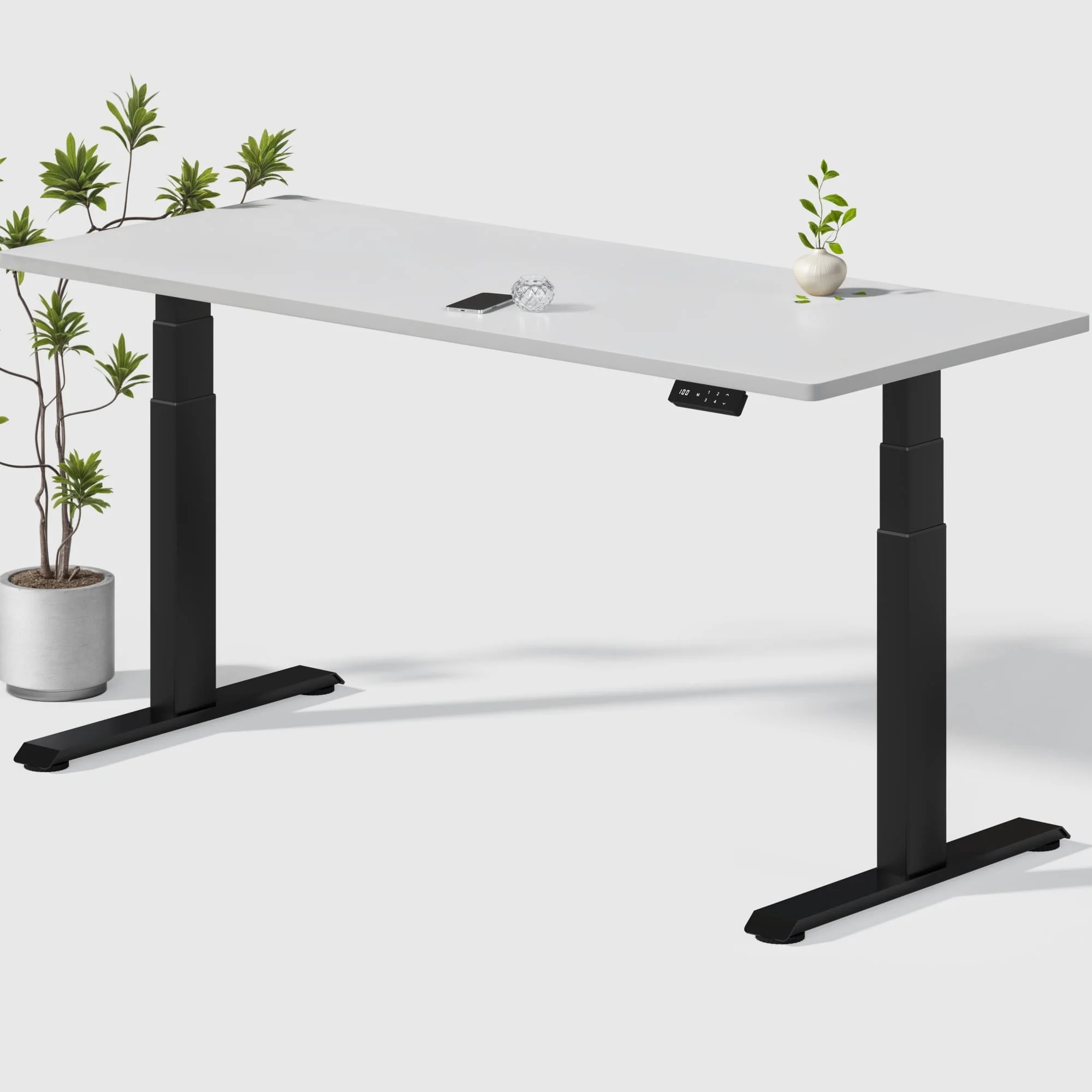 Dual Ultra X Tischgestell mit Premium Elektrisch Höhenverstellbarer Schreibtisch - Image 14