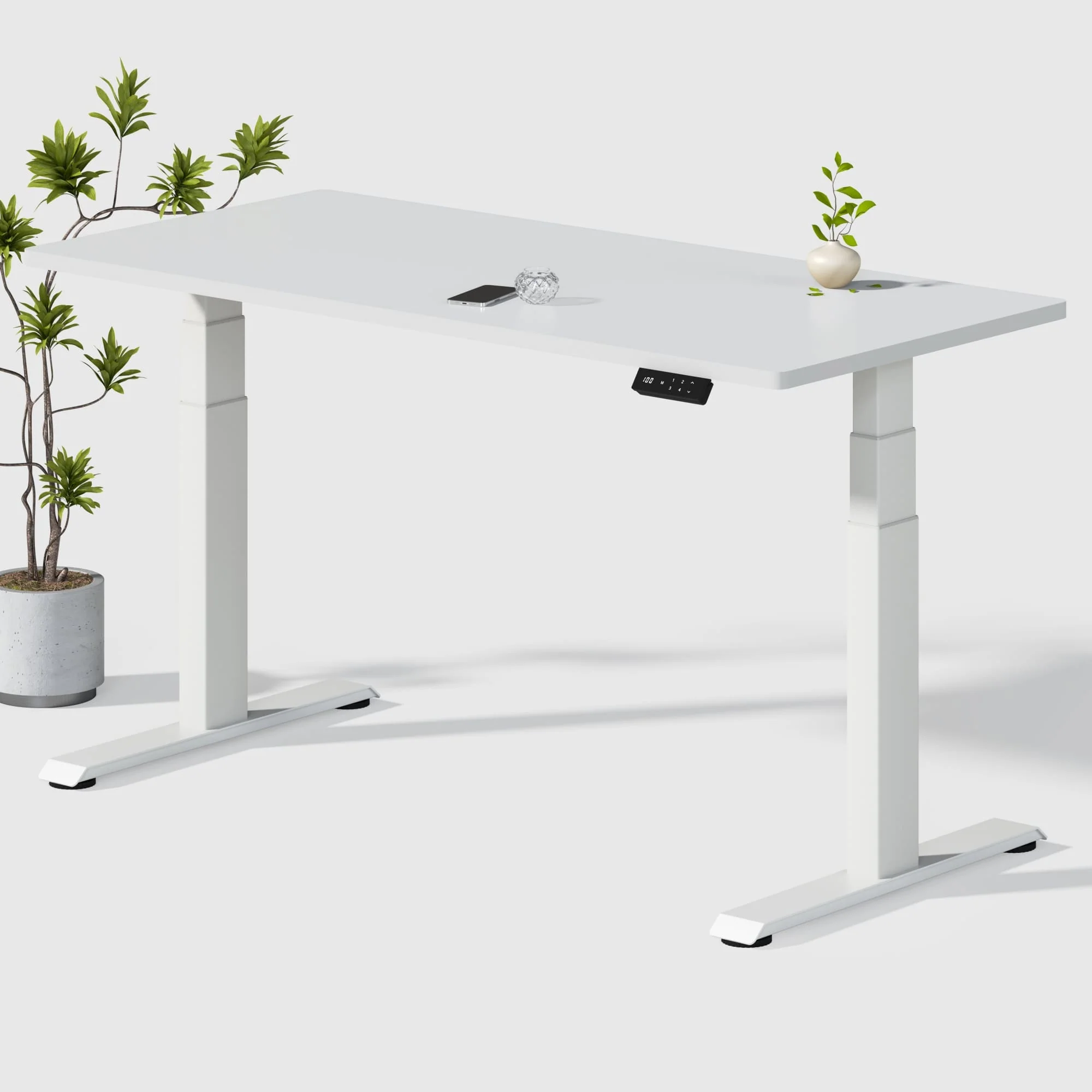 Dual Ultra X Tischgestell mit Premium Elektrisch Höhenverstellbarer Schreibtisch - Image 24