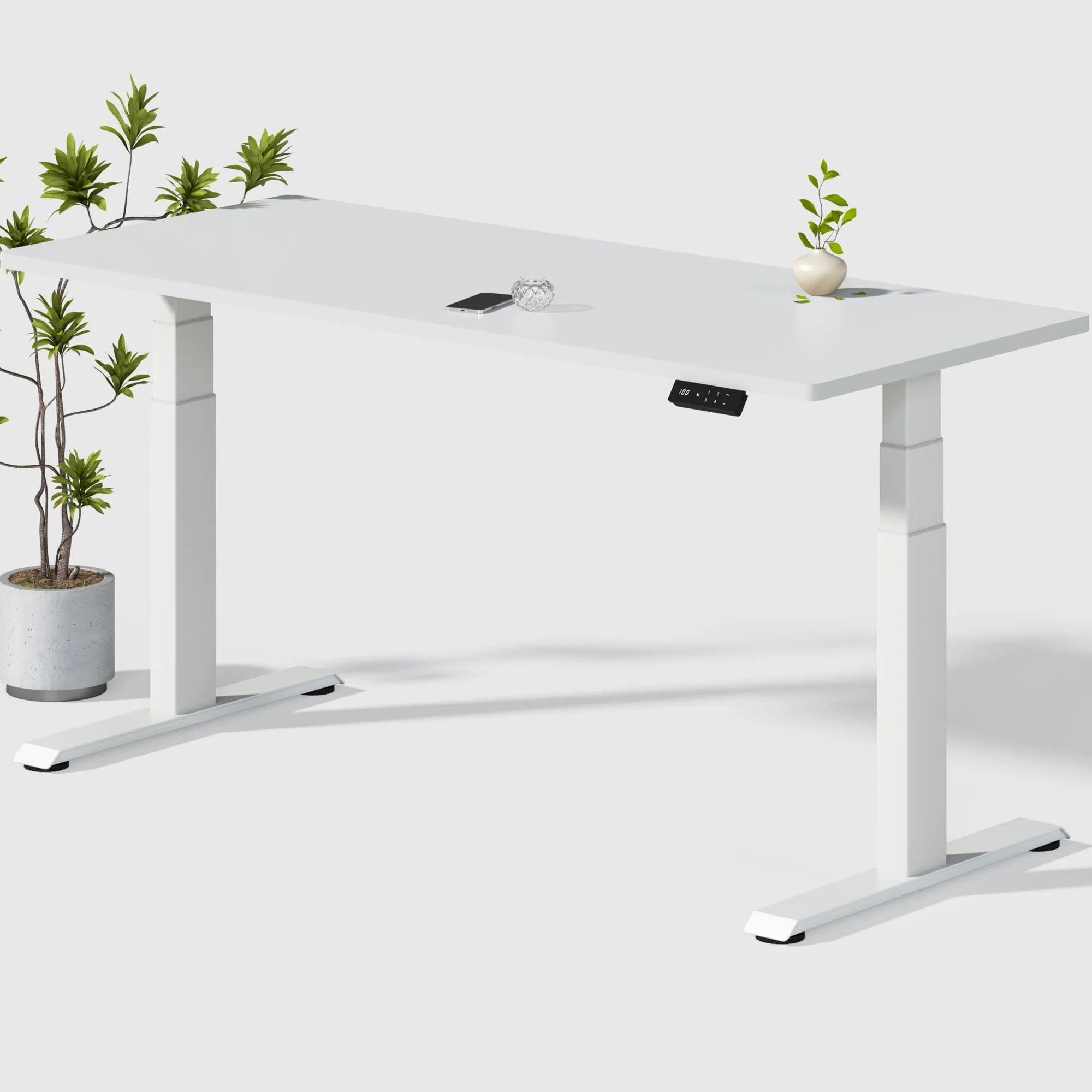 Dual Ultra X Tischgestell mit Premium Elektrisch Höhenverstellbarer Schreibtisch - Image 25