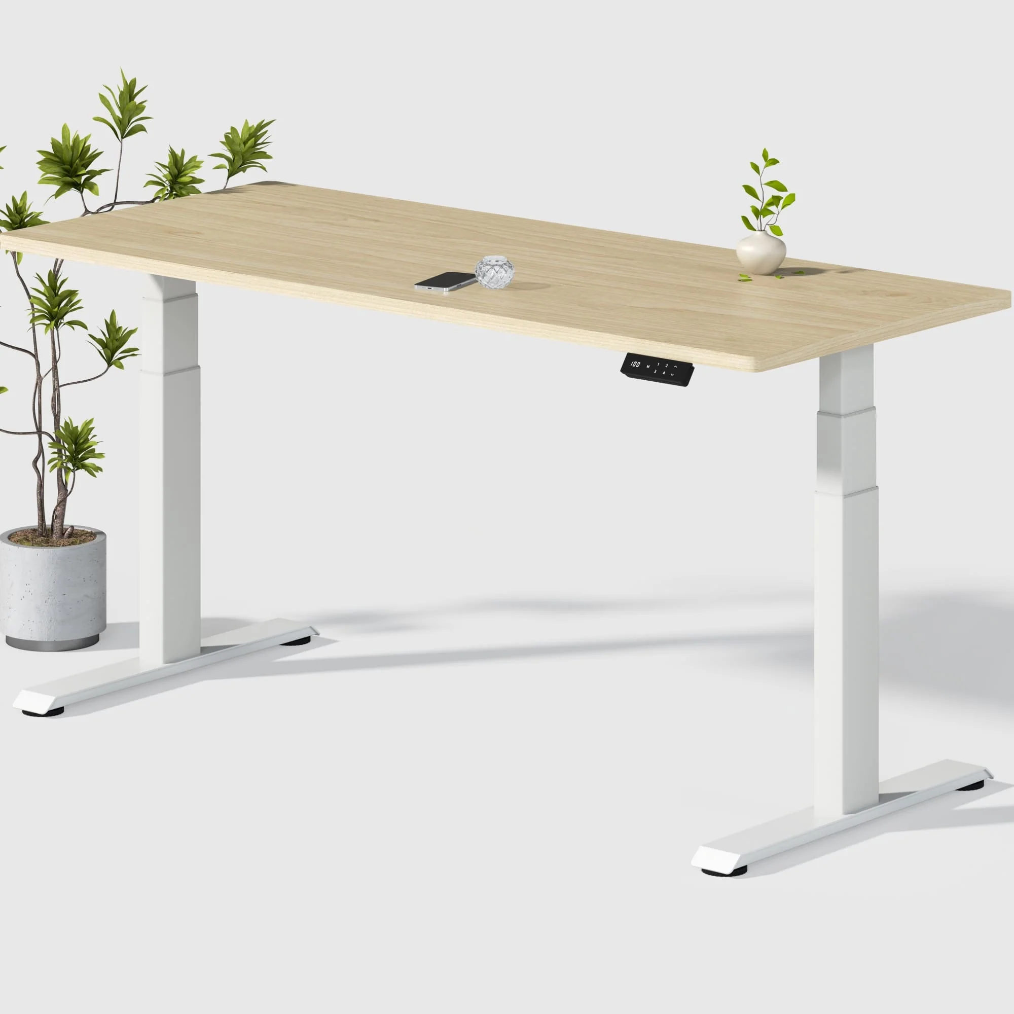 Dual Ultra X Tischgestell mit Premium Elektrisch Höhenverstellbarer Schreibtisch - Image 29