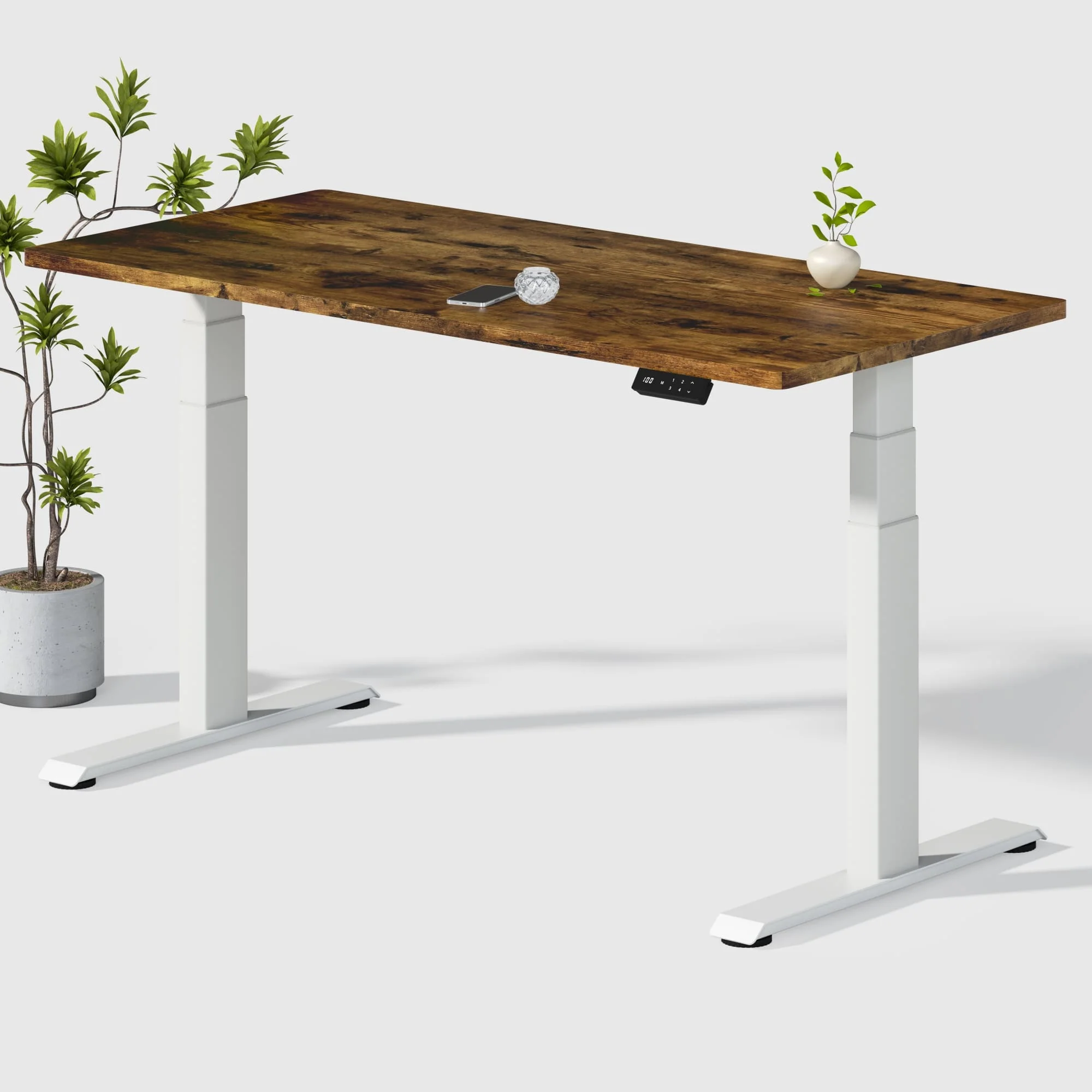 Dual Ultra X Tischgestell mit Premium Elektrisch Höhenverstellbarer Schreibtisch - Image 32