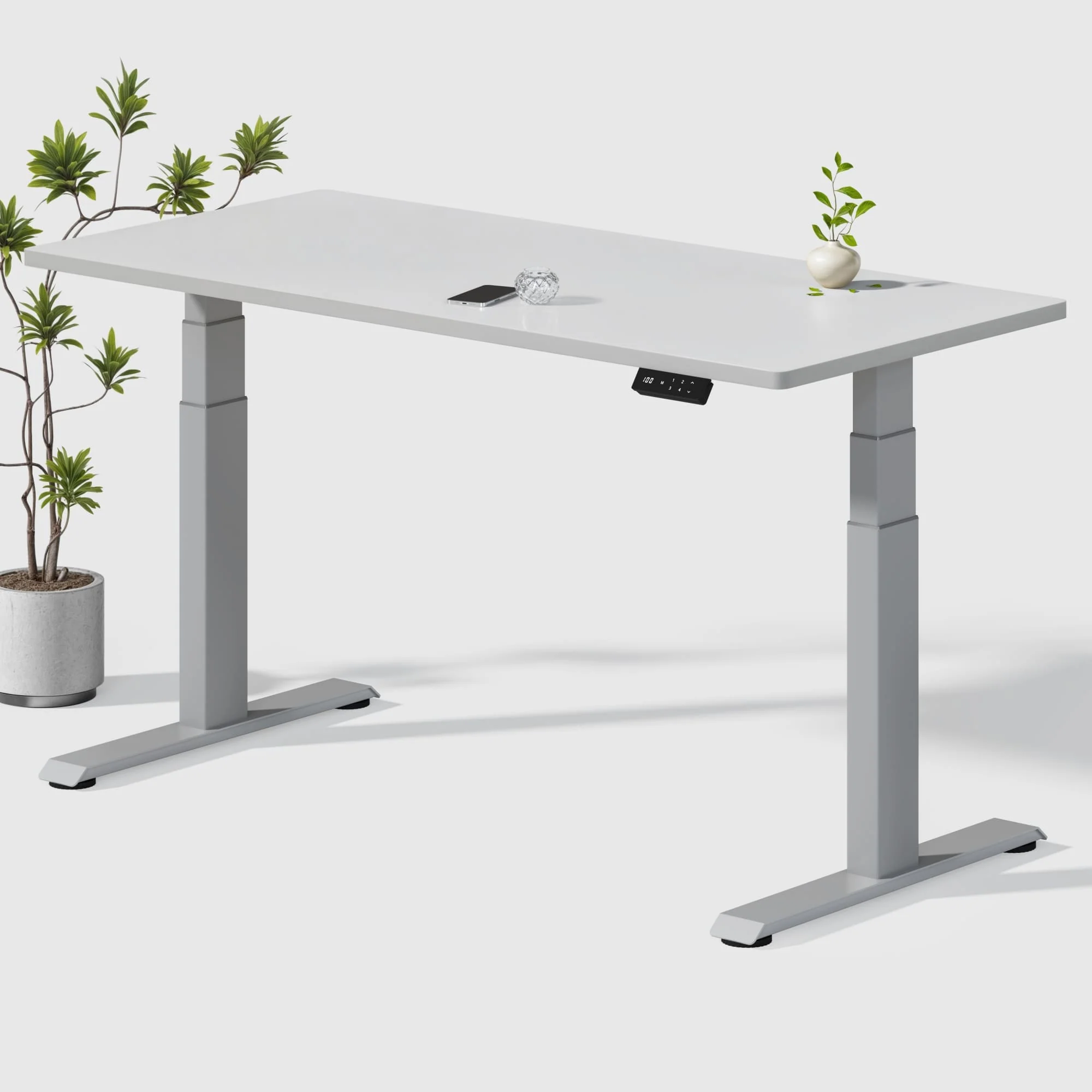 Dual Ultra X Tischgestell mit Premium Elektrisch Höhenverstellbarer Schreibtisch - Image 37