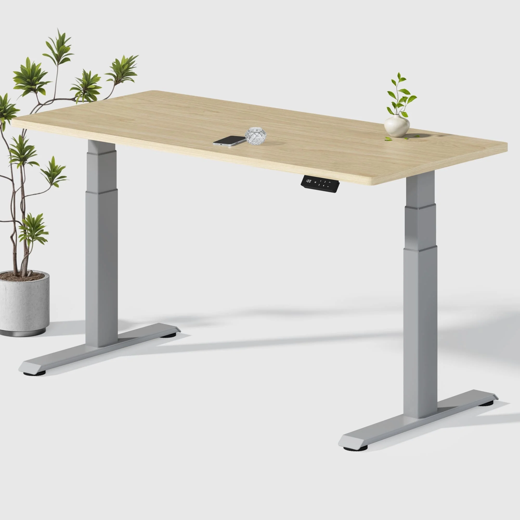 Dual Ultra X Tischgestell mit Premium Elektrisch Höhenverstellbarer Schreibtisch - Image 41