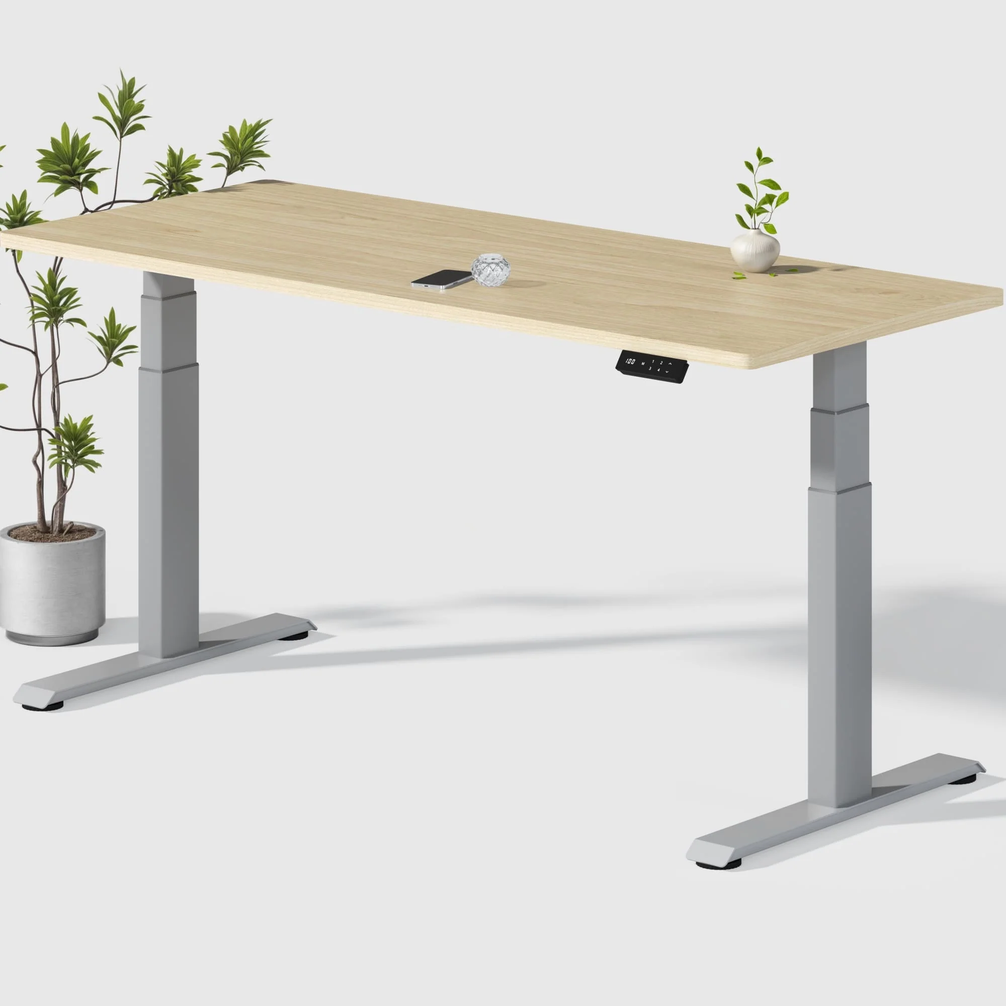 Dual Ultra X Tischgestell mit Premium Elektrisch Höhenverstellbarer Schreibtisch - Image 42