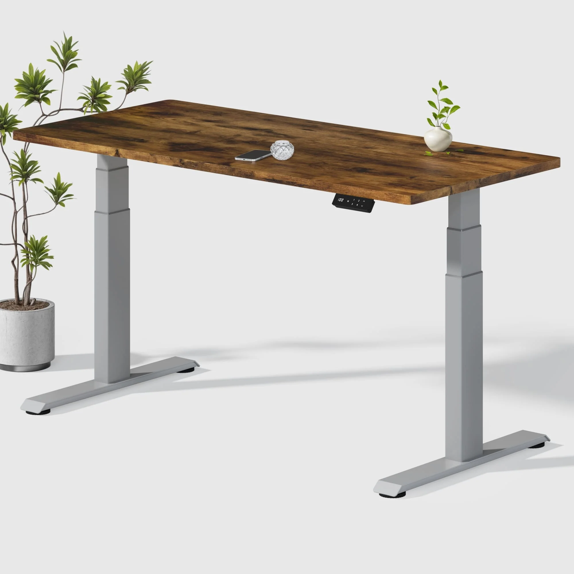 Dual Ultra X Tischgestell mit Premium Elektrisch Höhenverstellbarer Schreibtisch - Image 45