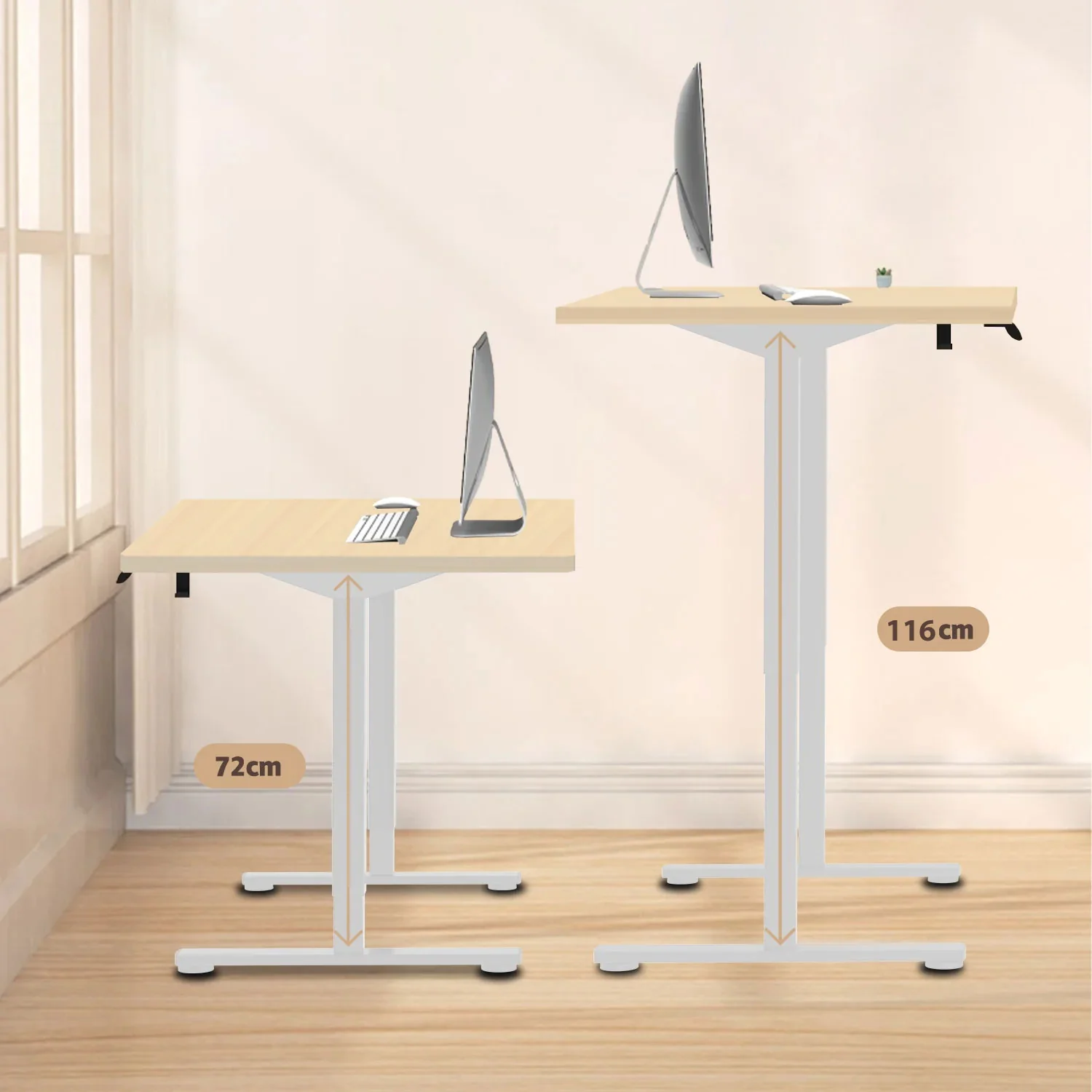 Economy Elektrisch Höhenverstellbarer Schreibtisch - Image 5