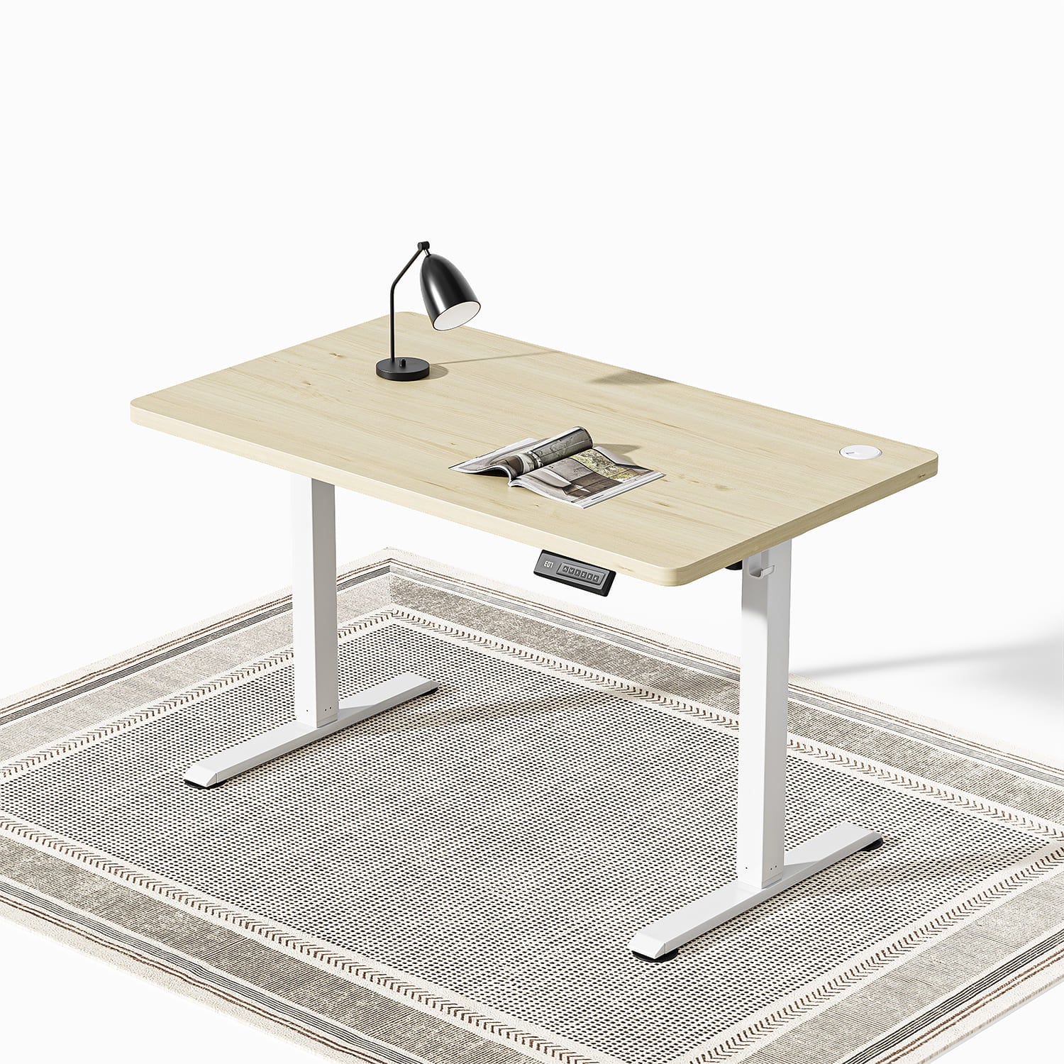 Elite Elektrisch Höhenverstellbarer Schreibtisch mit Entire Board Desktop - Image 12