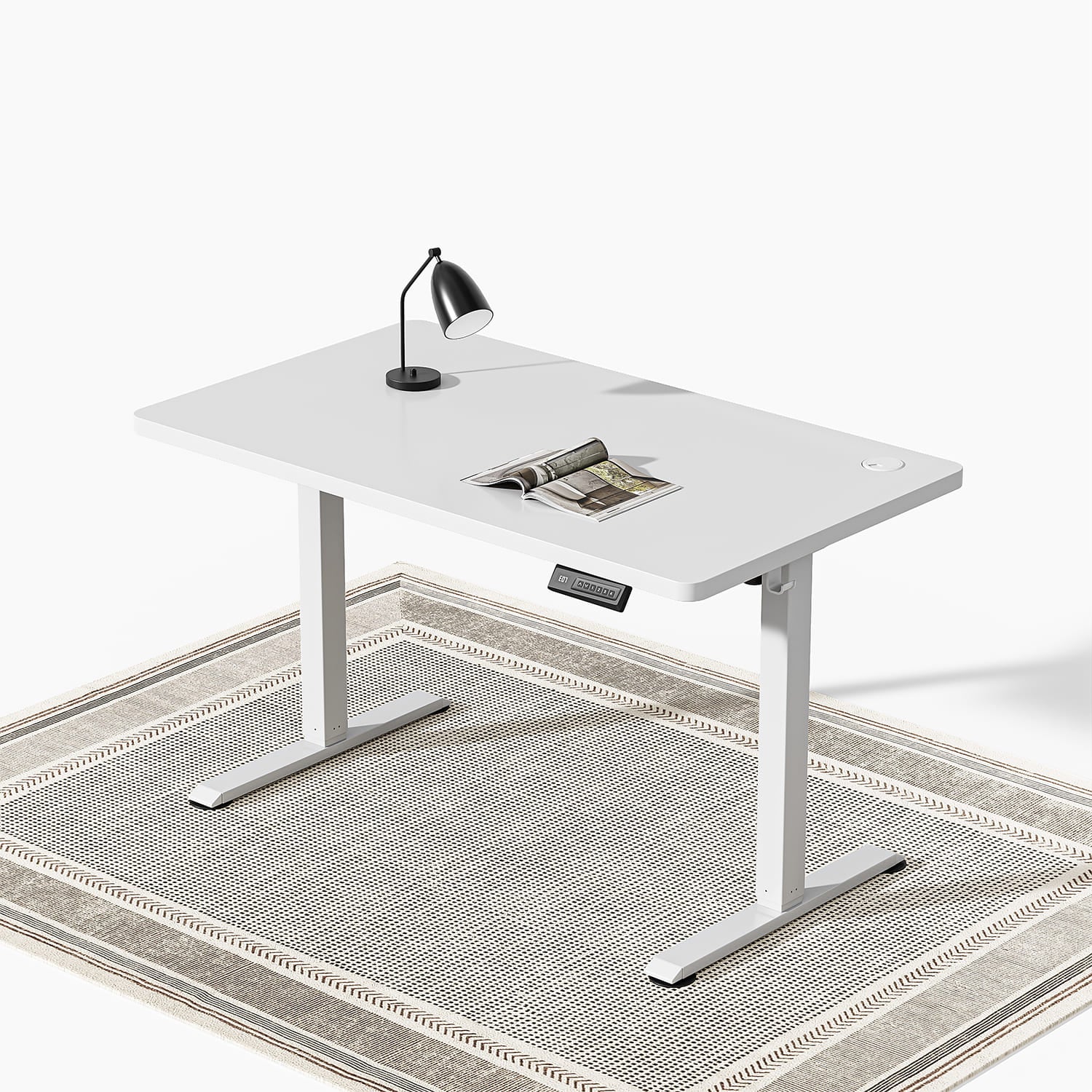 Elite Elektrisch Höhenverstellbarer Schreibtisch mit Entire Board Desktop - Image 13