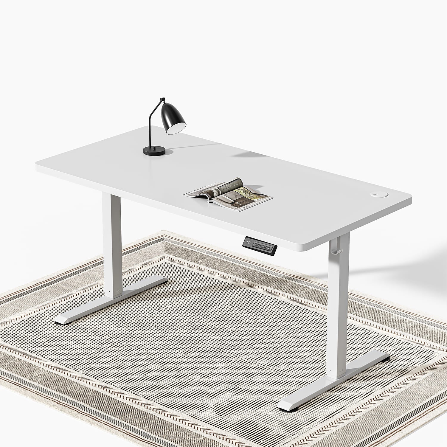 Elite Elektrisch Höhenverstellbarer Schreibtisch mit Entire Board Desktop - Image 16