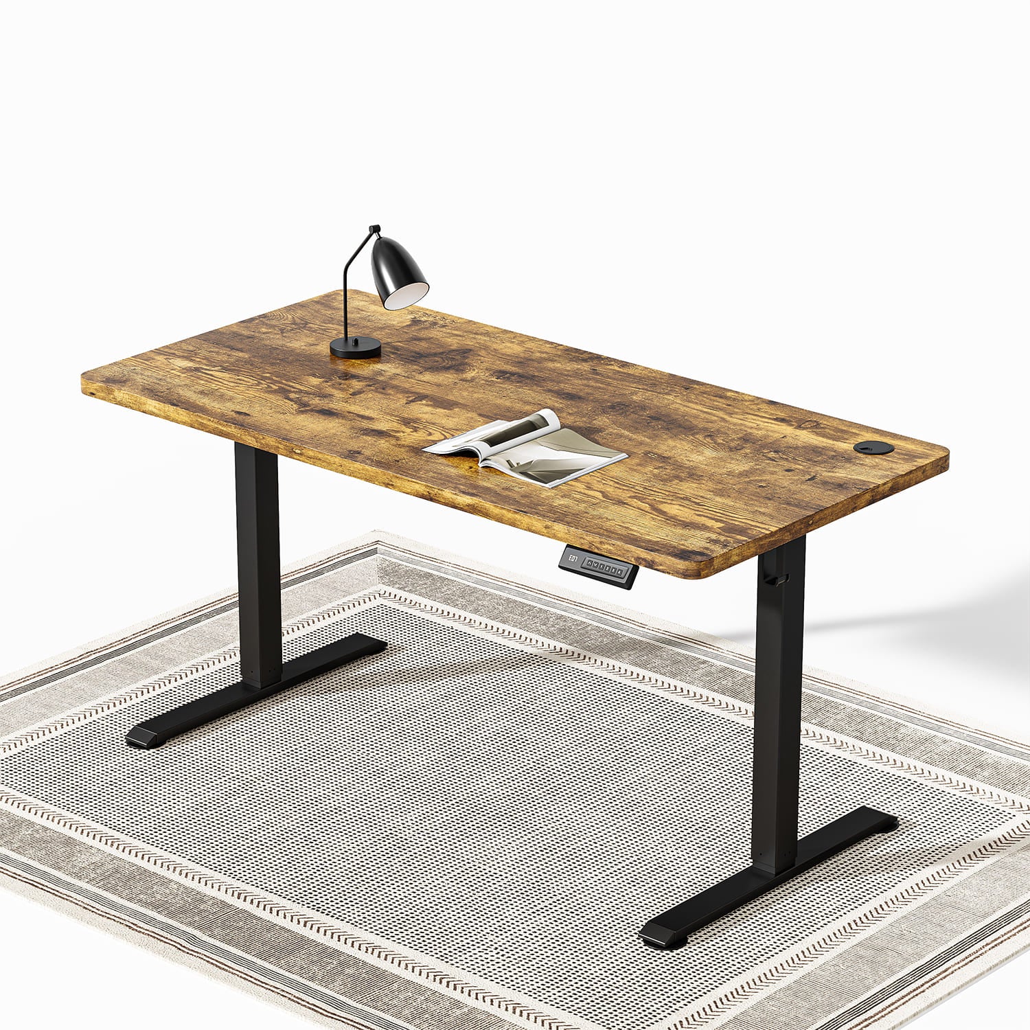 Elite Elektrisch Höhenverstellbarer Schreibtisch mit Entire Board Desktop - Image 18