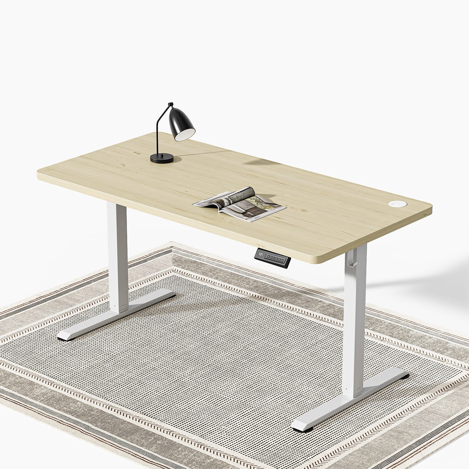 Elite Elektrisch Höhenverstellbarer Schreibtisch mit Entire Board Desktop - Image 19