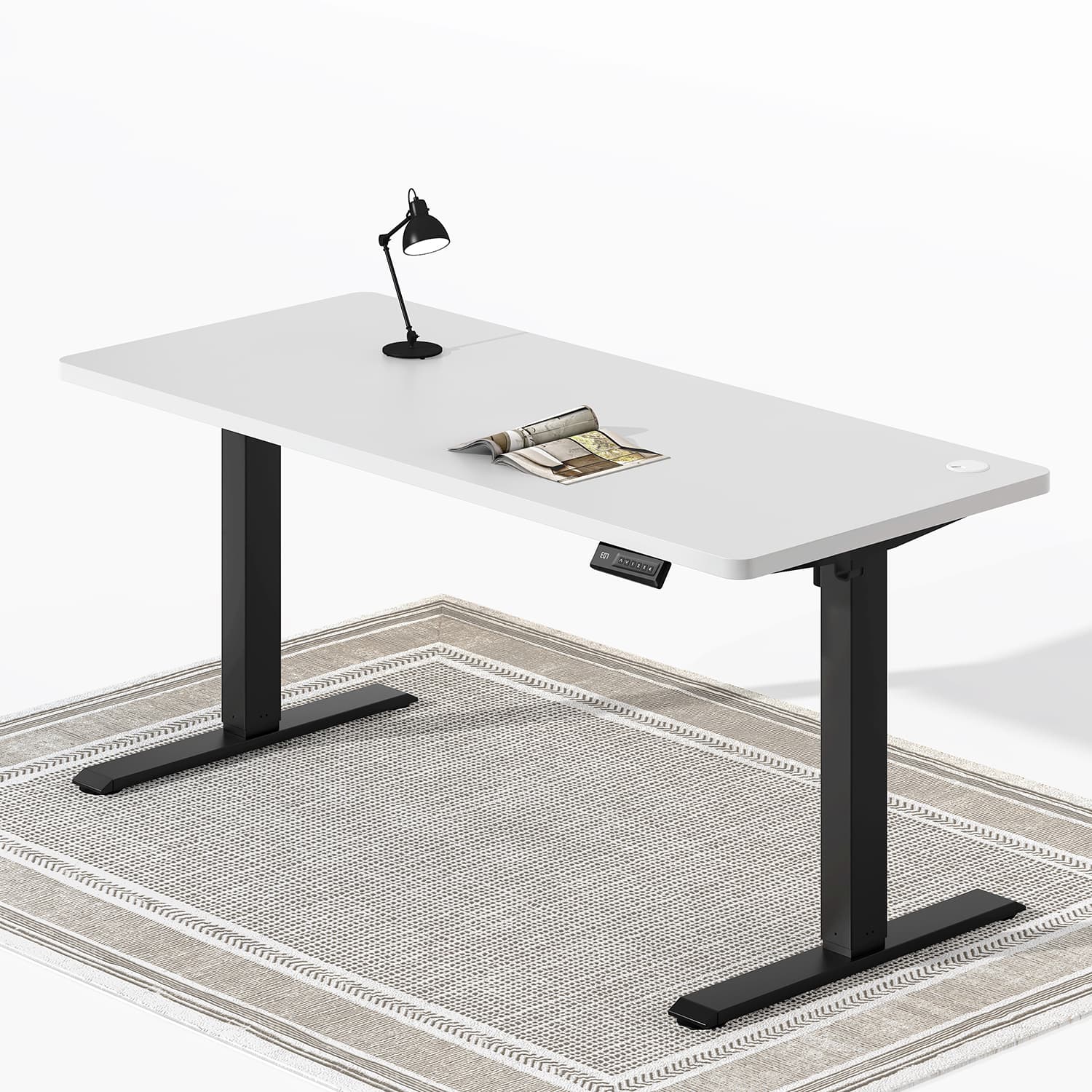 Elite Elektrisch Höhenverstellbarer Schreibtisch mit Entire Board Desktop - Image 22