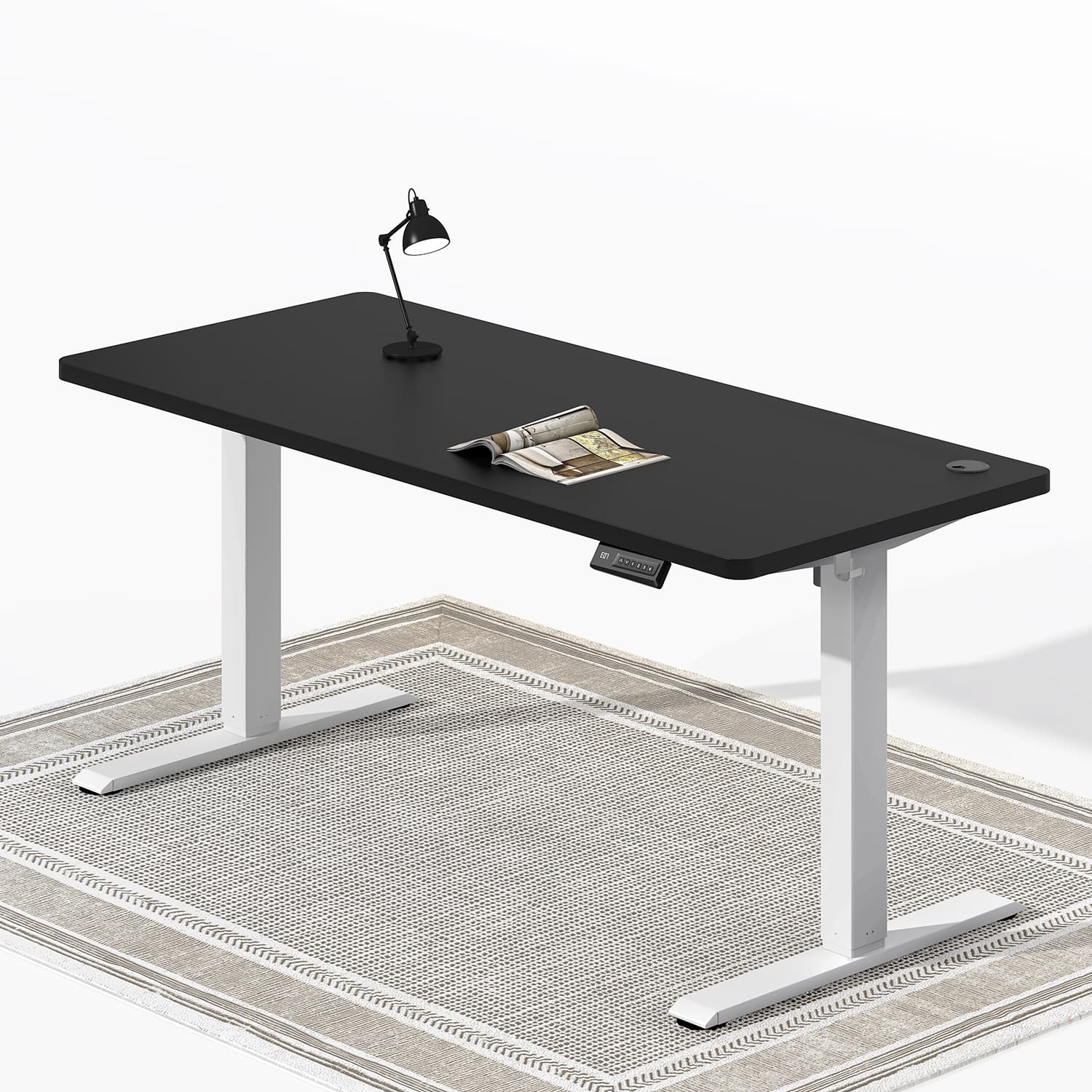 Elite Elektrisch Höhenverstellbarer Schreibtisch mit Entire Board Desktop - Image 24