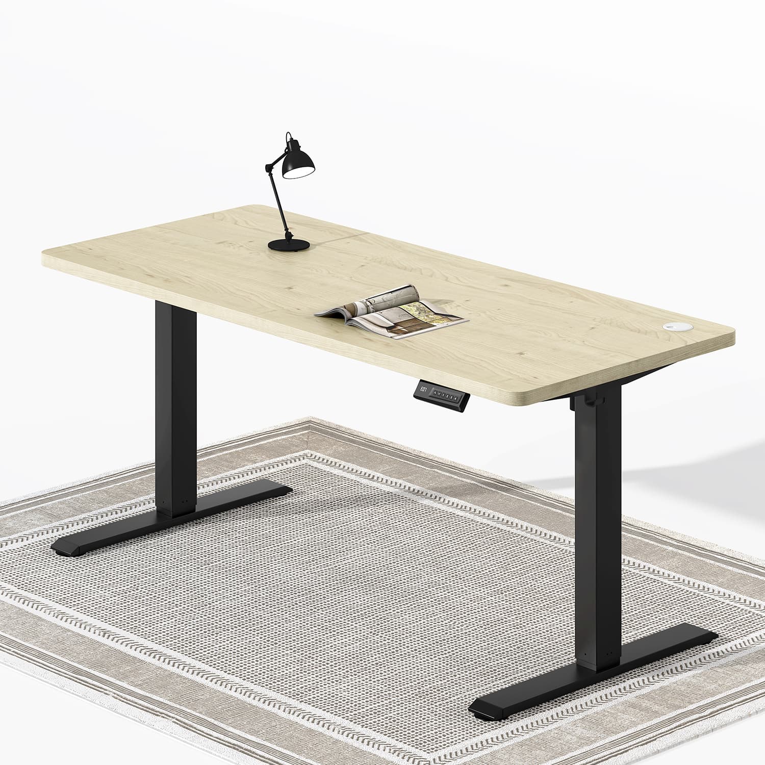 Elite Elektrisch Höhenverstellbarer Schreibtisch mit Entire Board Desktop - Image 25