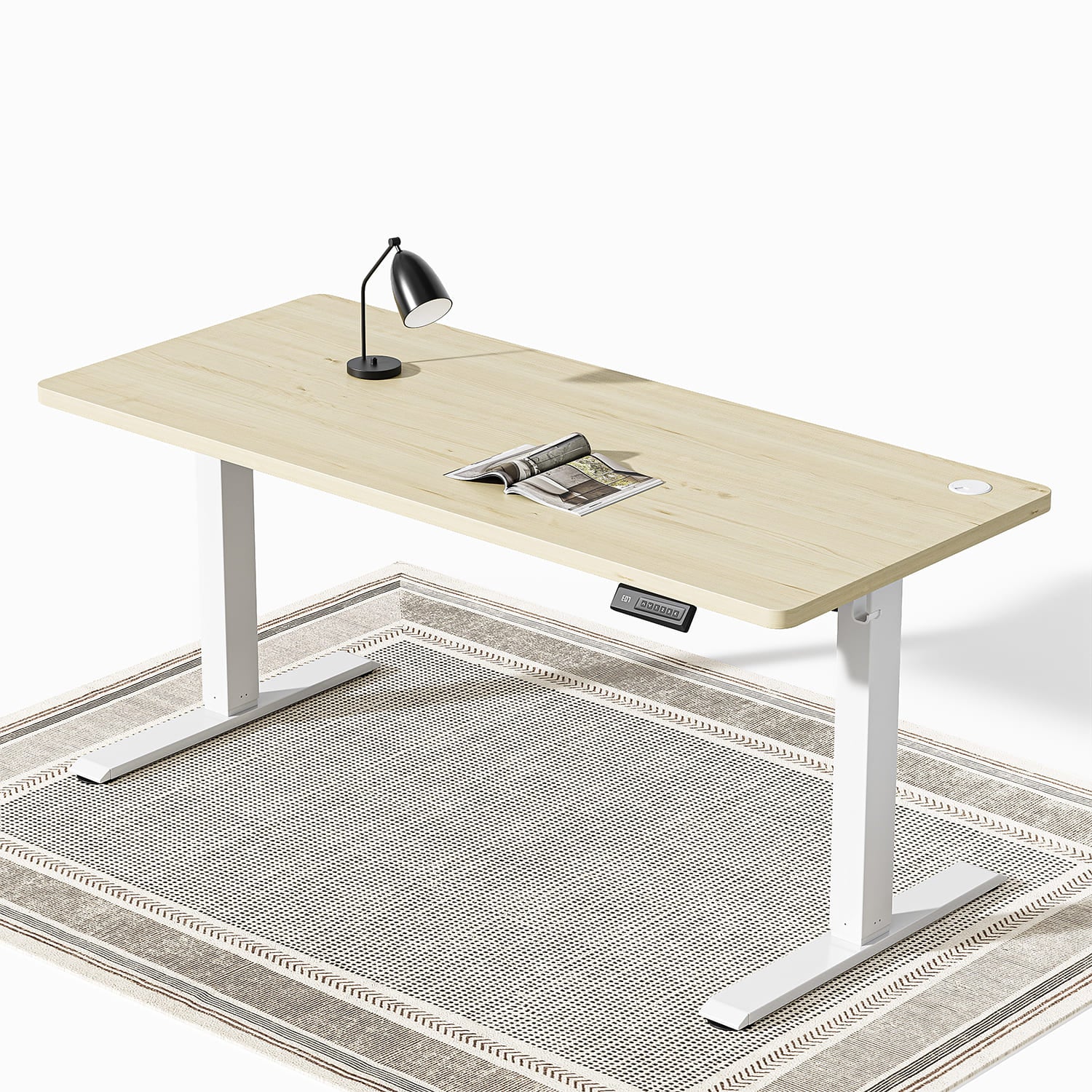 Elite Elektrisch Höhenverstellbarer Schreibtisch mit Entire Board Desktop - Image 27