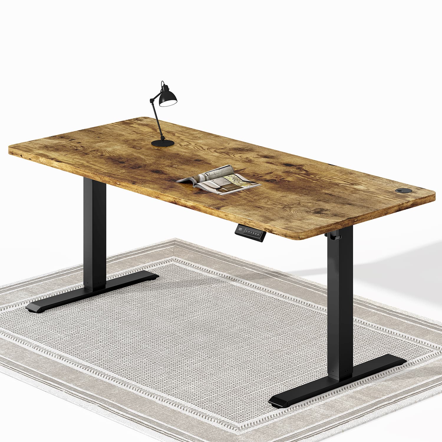 Elite Elektrisch Höhenverstellbarer Schreibtisch mit Entire Board Desktop - Image 29