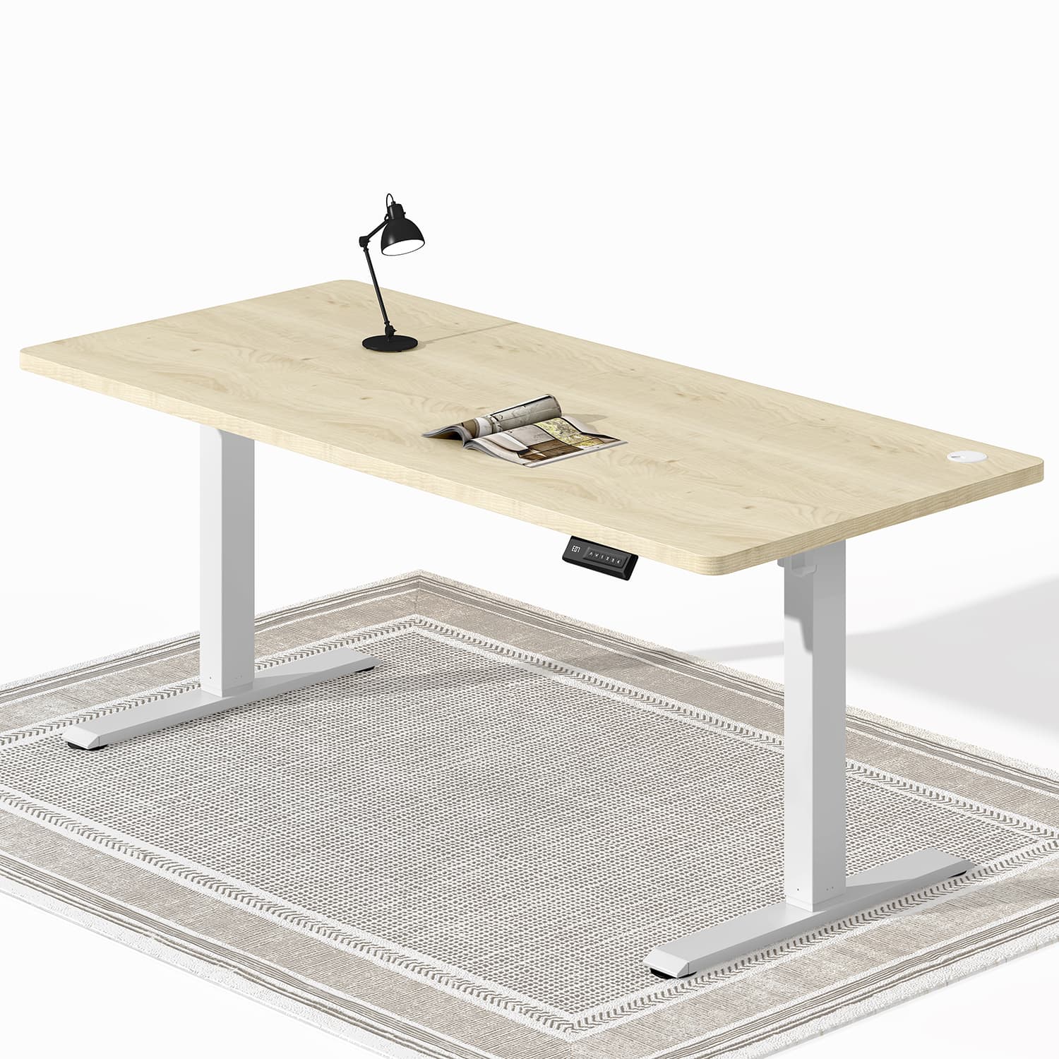 Elite Elektrisch Höhenverstellbarer Schreibtisch mit Entire Board Desktop - Image 30