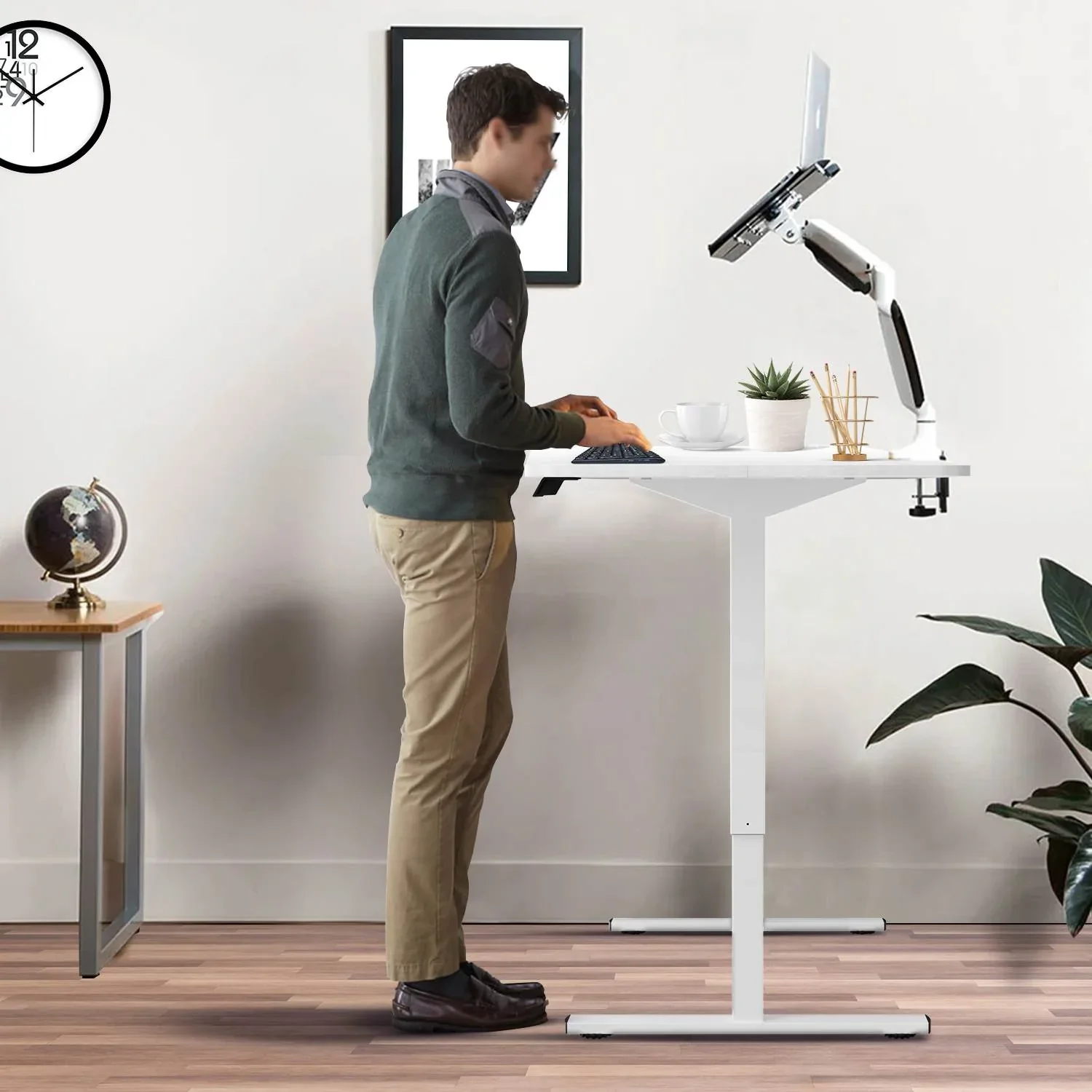 Elektrisch Höhenverstellbarer Schreibtisch 140X70 cm - Image 14