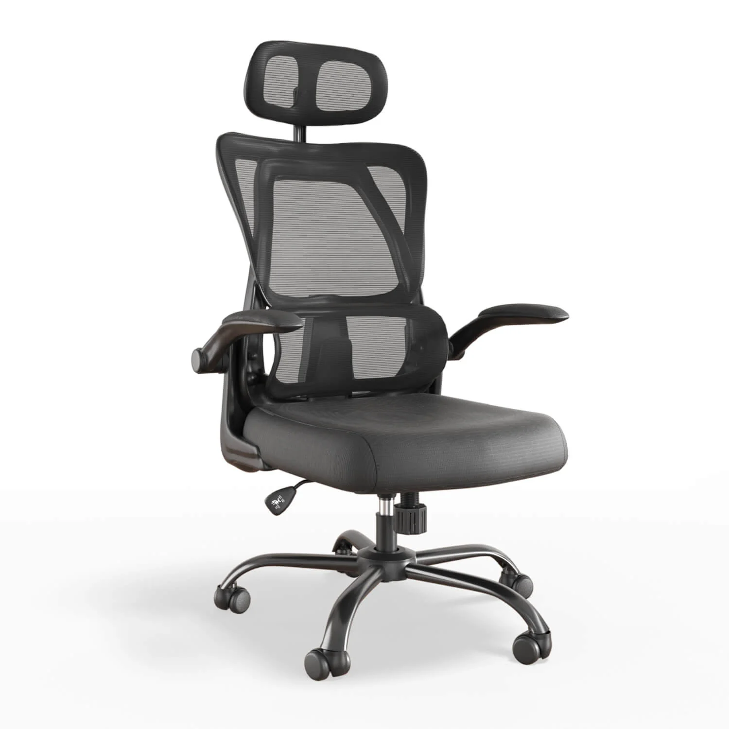 Furniwell Klassischer Ergonomischer Bürostühl mit Verstellbarer hoher Rücken - Image 4