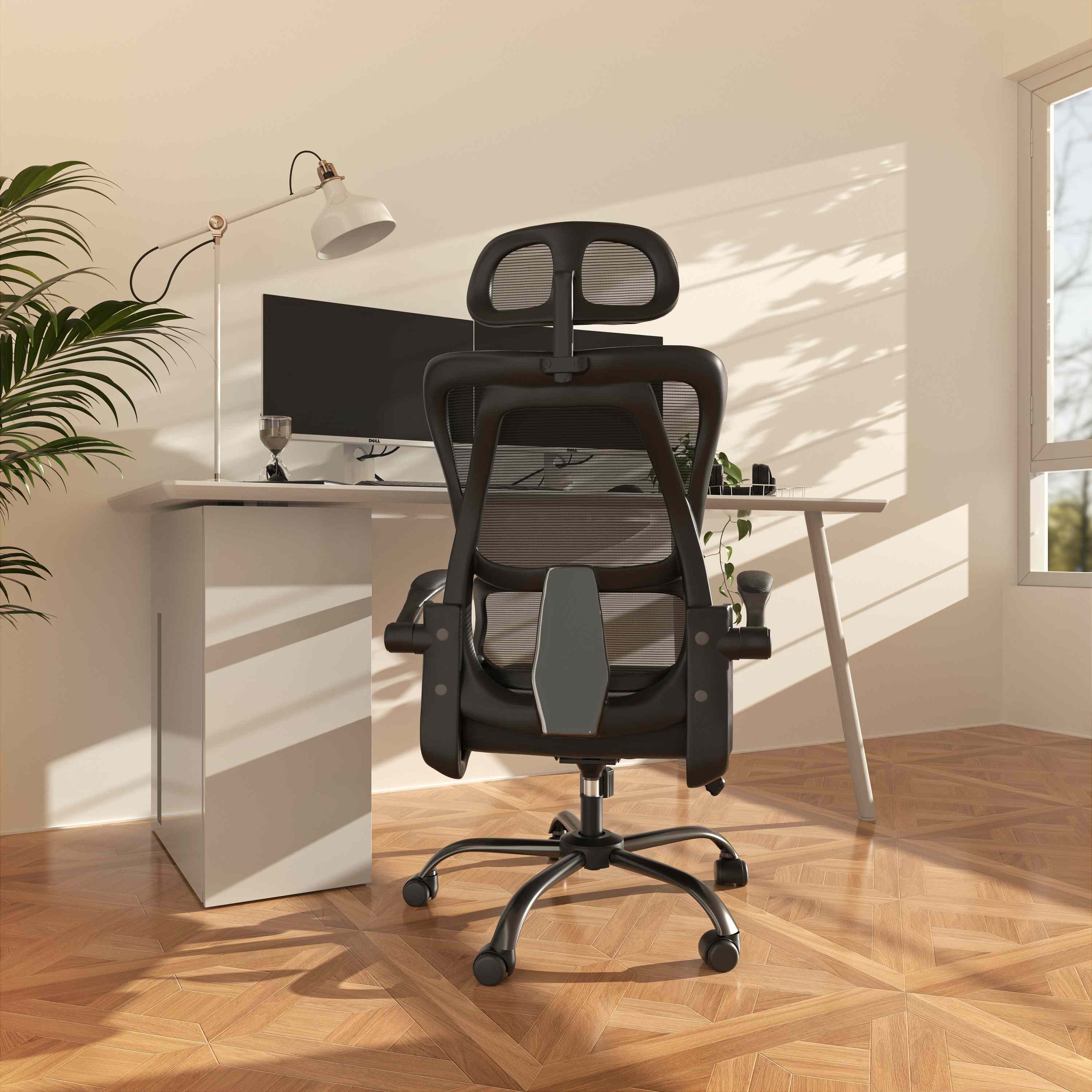 Furniwell Klassischer Ergonomischer Bürostühl mit Verstellbarer hoher Rücken - Image 8