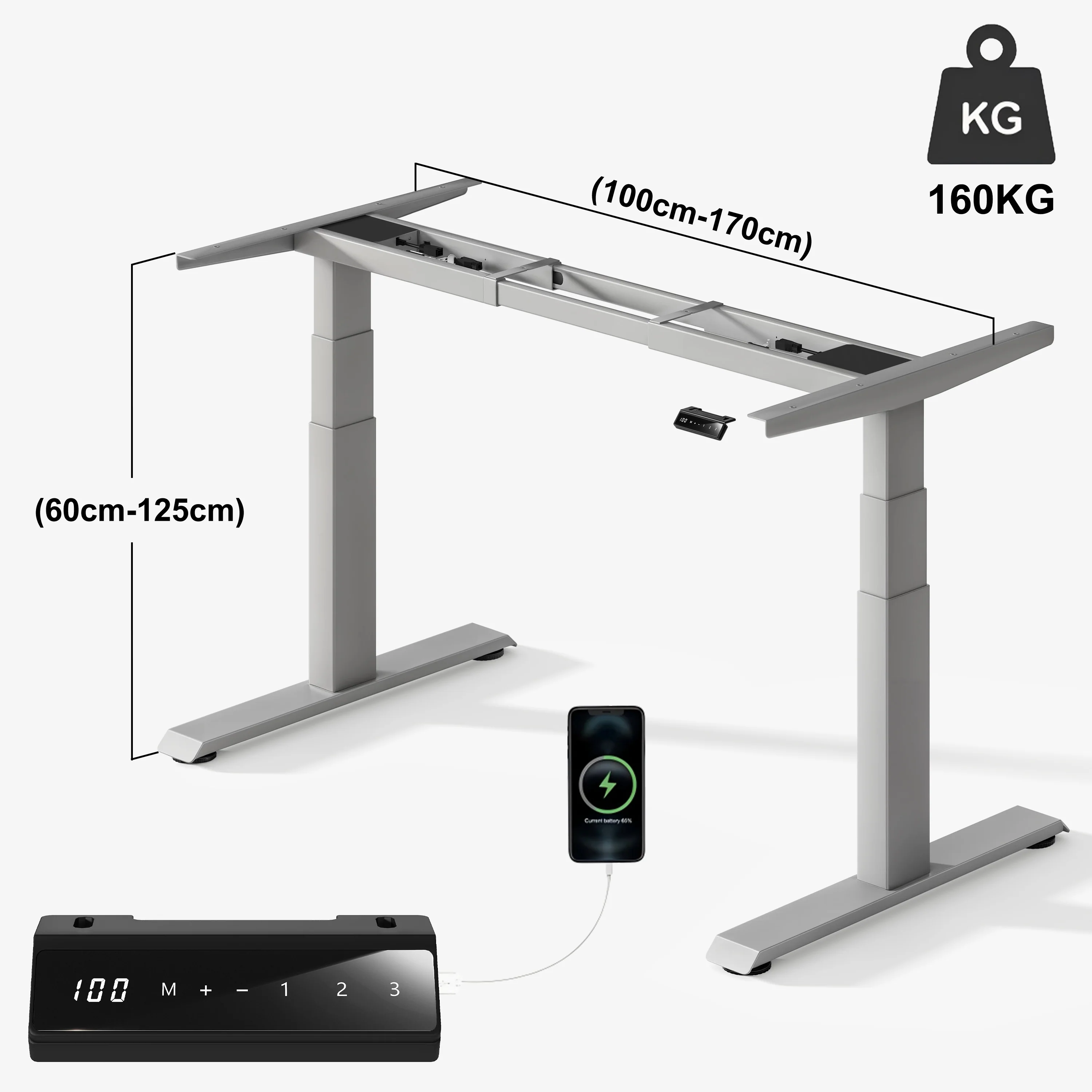Furniwell Dual Ultra X Höhenverstellbares Tischgestell - Image 8