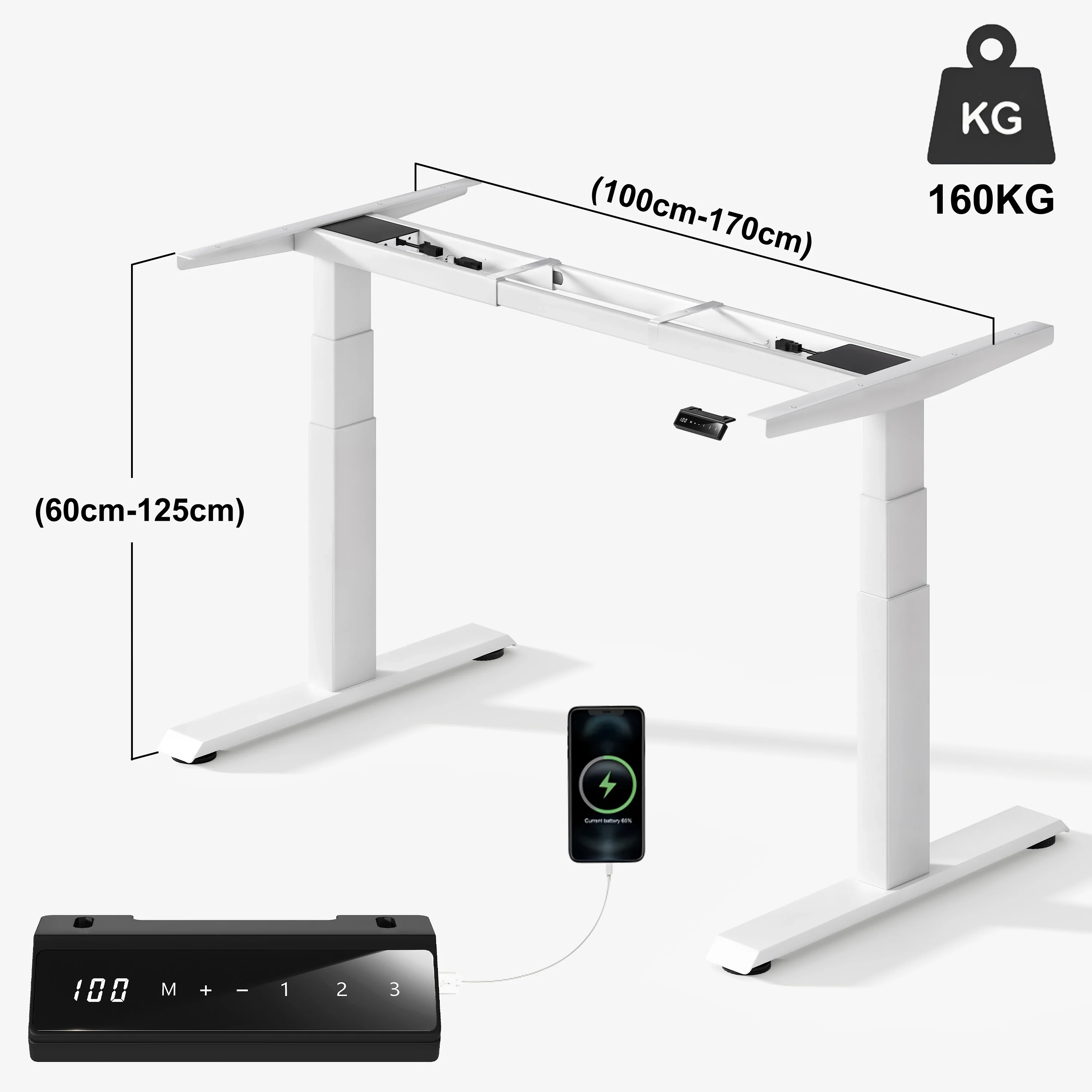 Furniwell Dual Ultra X Höhenverstellbares Tischgestell - Image 9