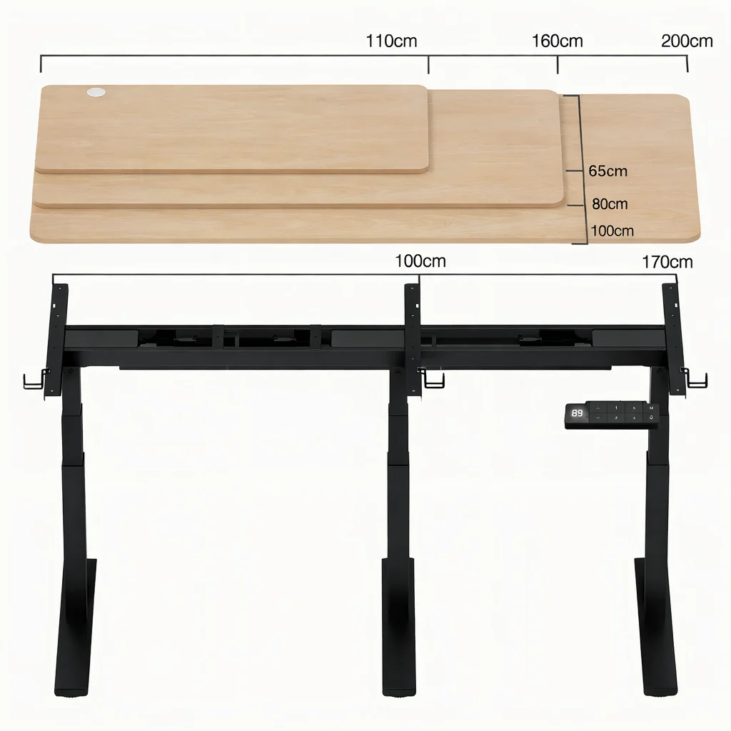 Furniwell Dual Ultra X Pro Höhenverstellbares Tischgestell - Image 2