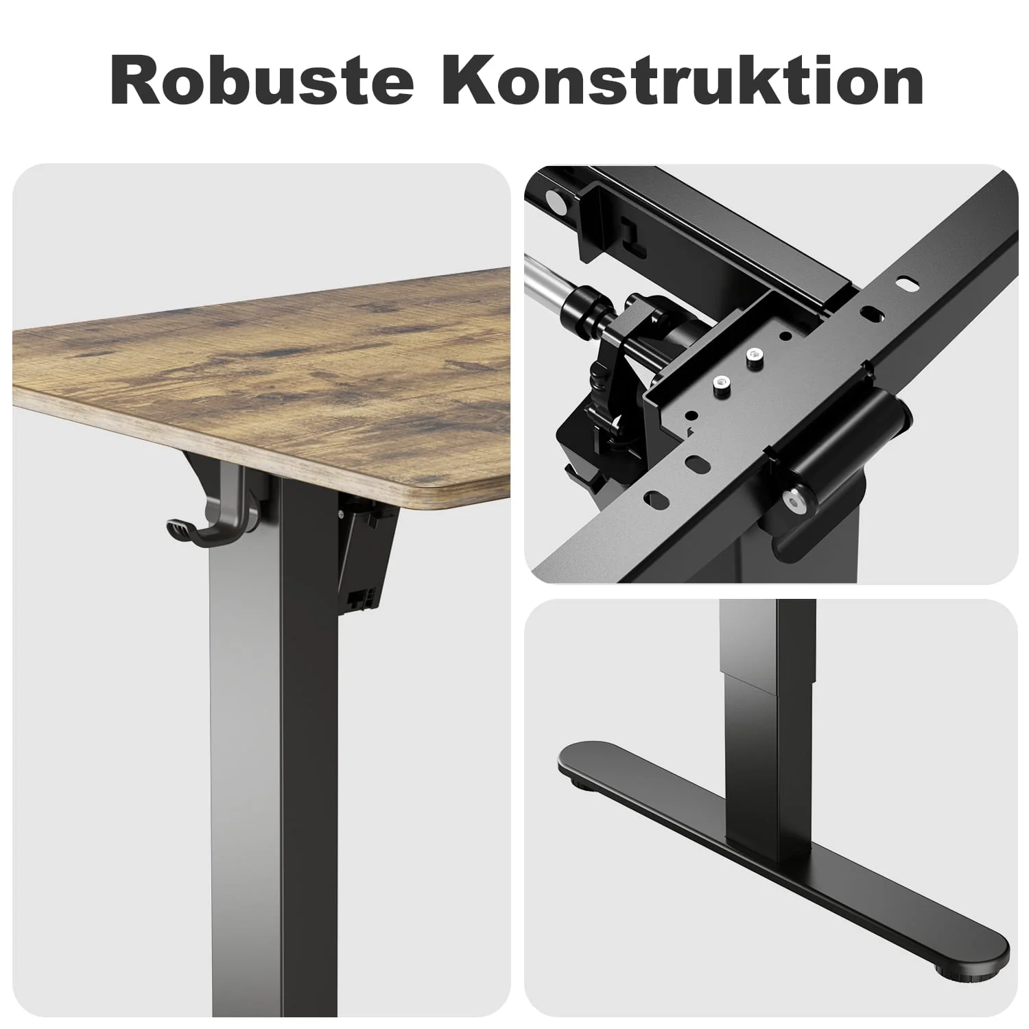 G7 Elektrisch Höhenverstellbarer Schreibtisch mit Schnellmontage und Bürstenlosem Motor - Image 5