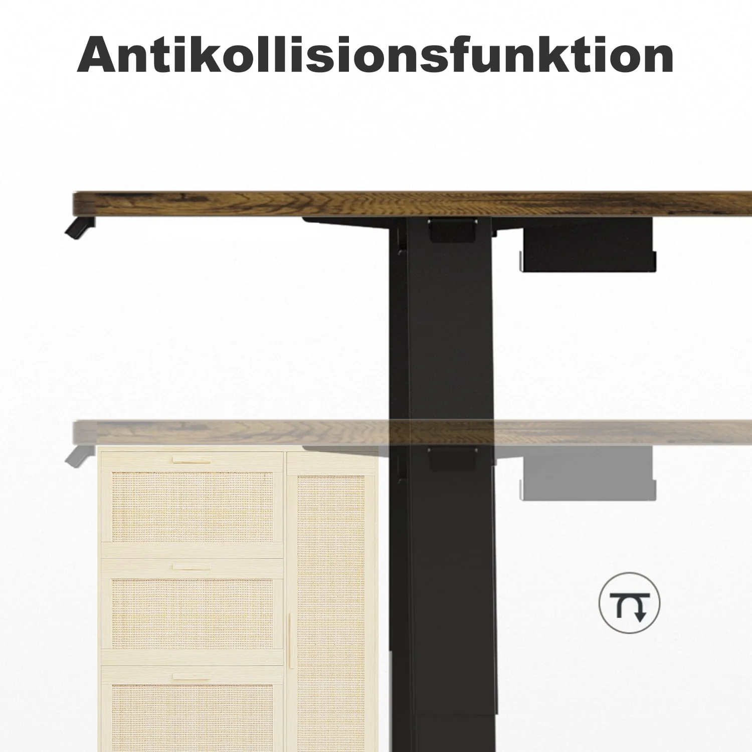 G7 Elektrisch Höhenverstellbarer Schreibtisch mit Schnellmontage und Bürstenlosem Motor - Image 7
