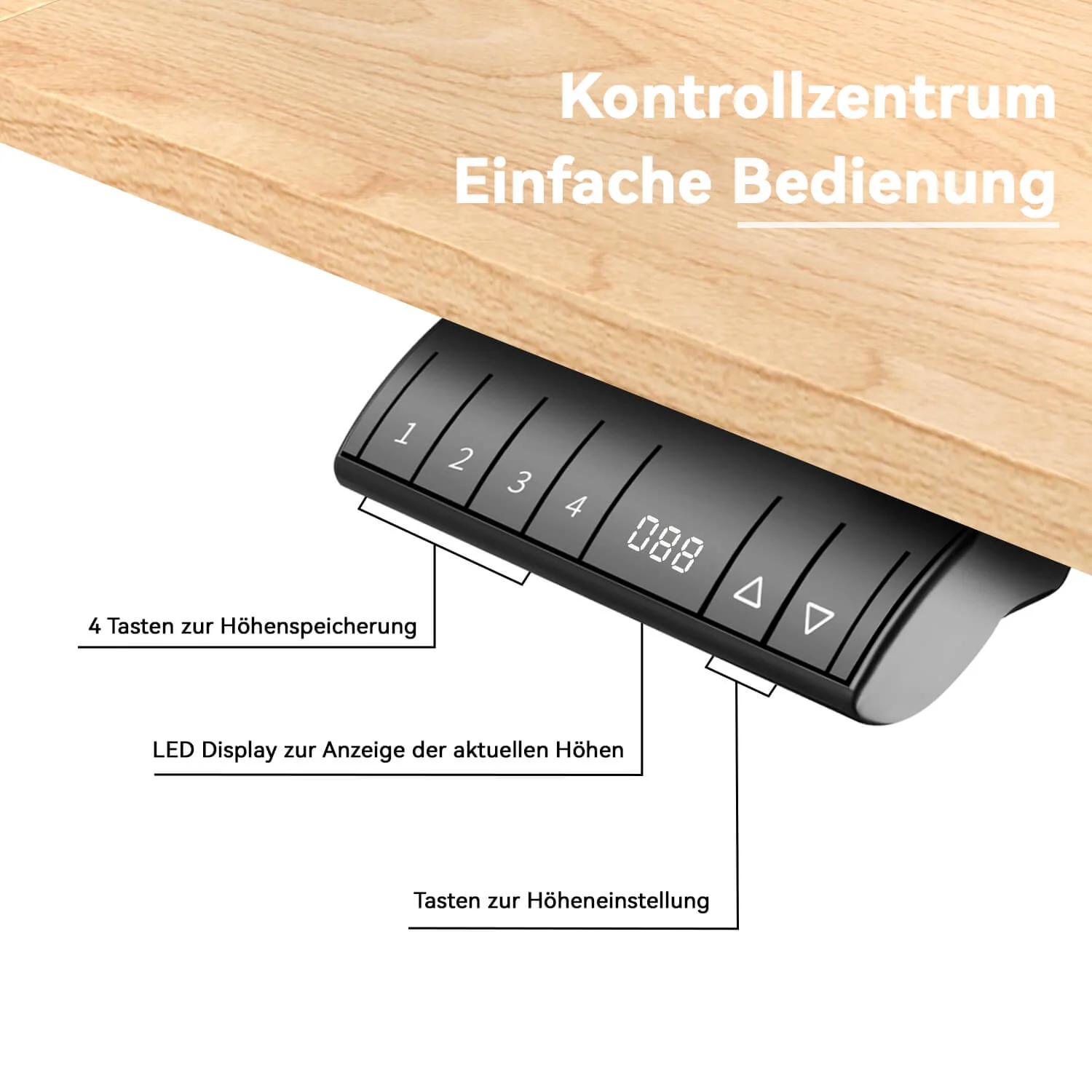 Elektrisch Höhenverstellbarer Schreibtisch 140X70 cm - Image 20