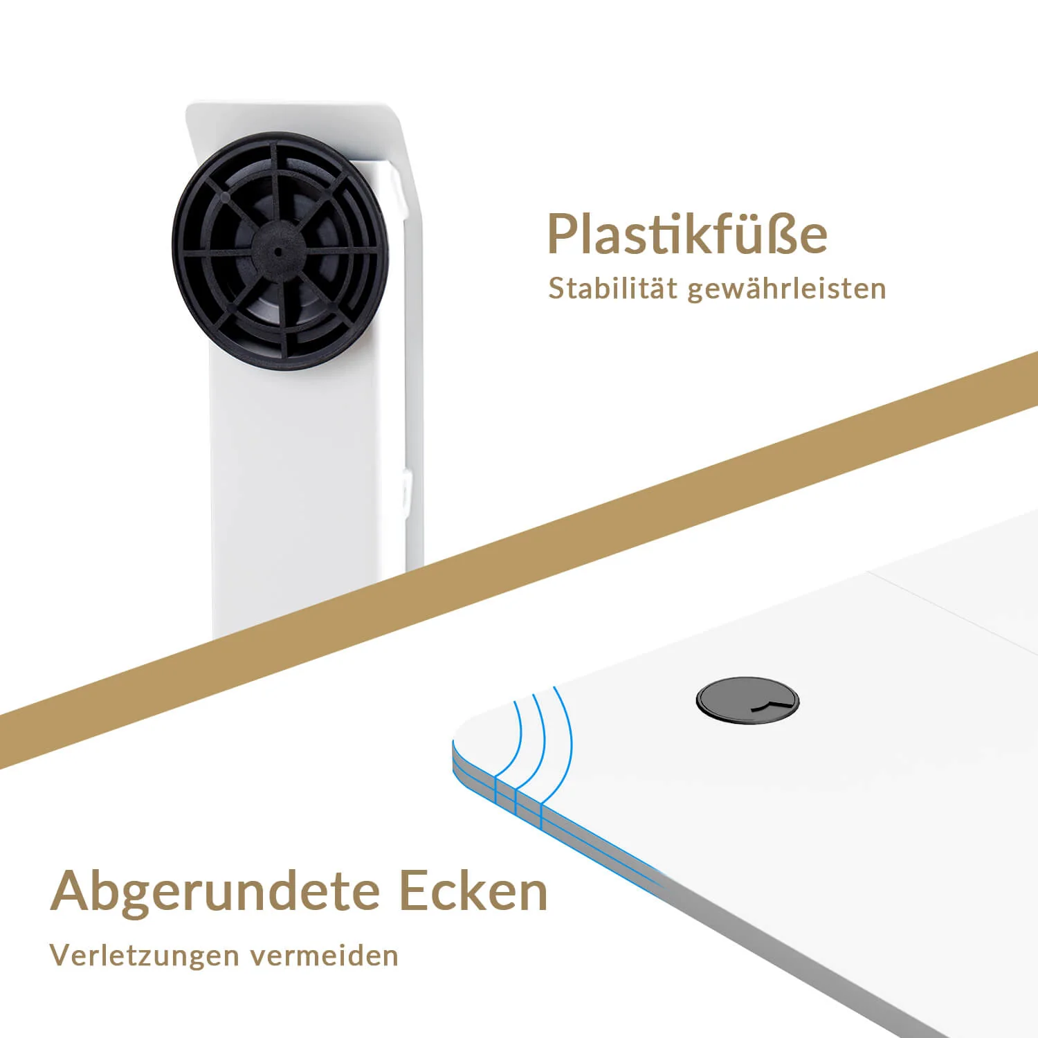 Elektrisch Höhenverstellbarer Schreibtisch 140X70 cm - Image 4