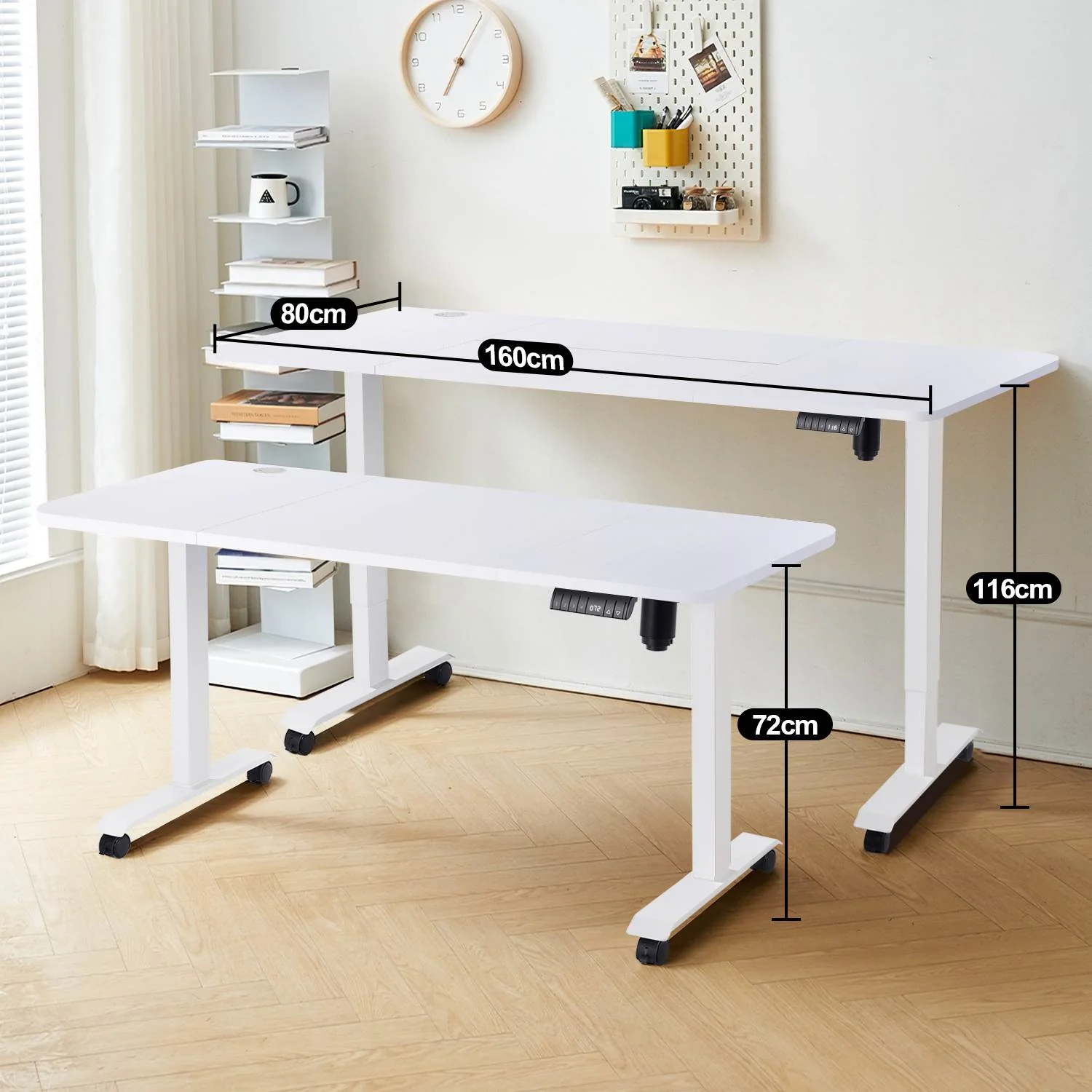 Elektrisch Höhenverstellbarer Schreibtisch 160X80 cm - Image 11