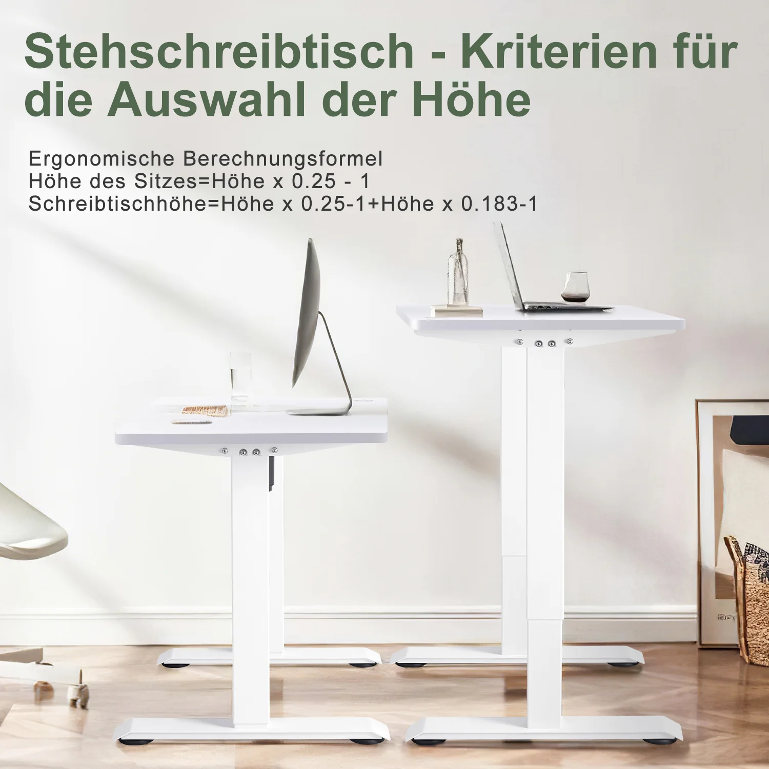 Elektrisch Höhenverstellbarer Schreibtisch 160X80 cm - Image 6