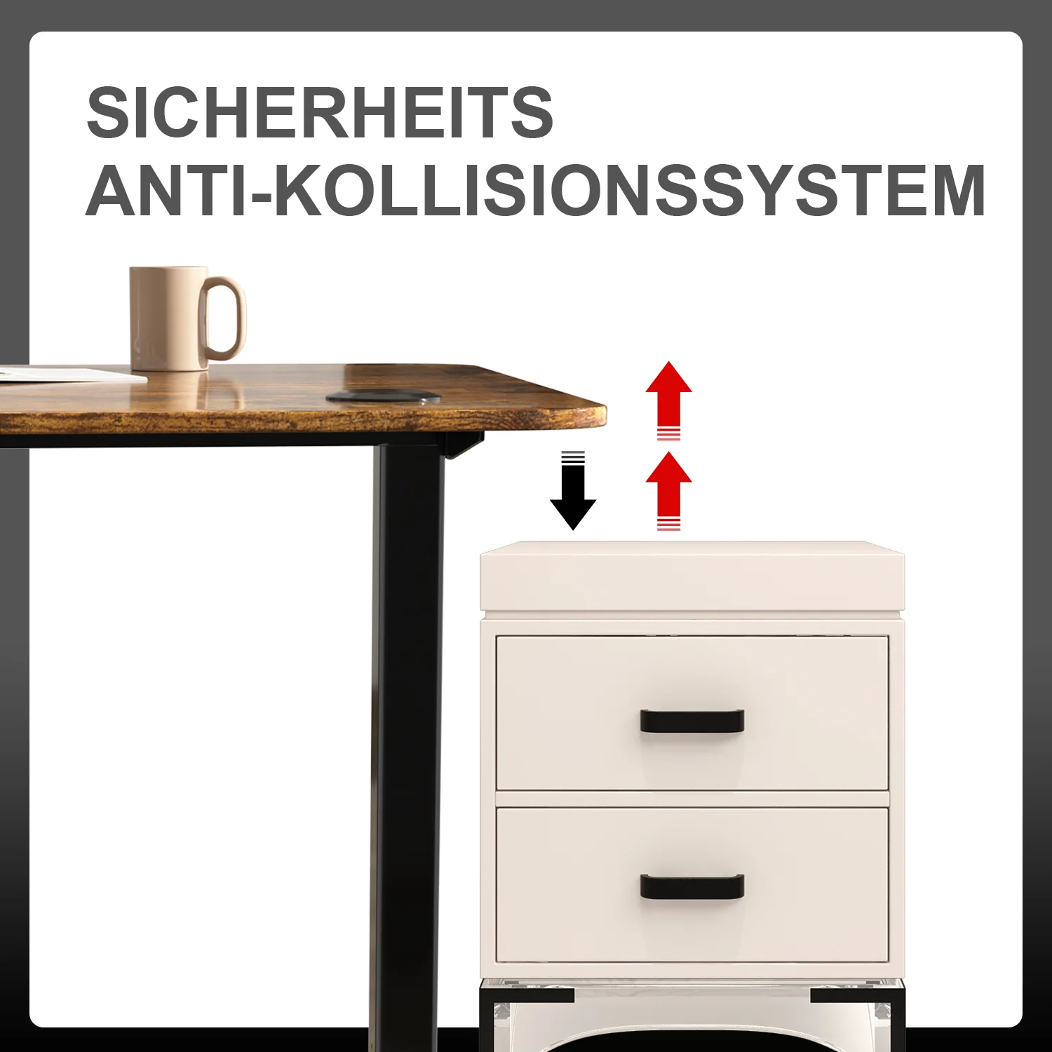 Einzelmotor Höhenverstellbares Tischgestell - Image 12