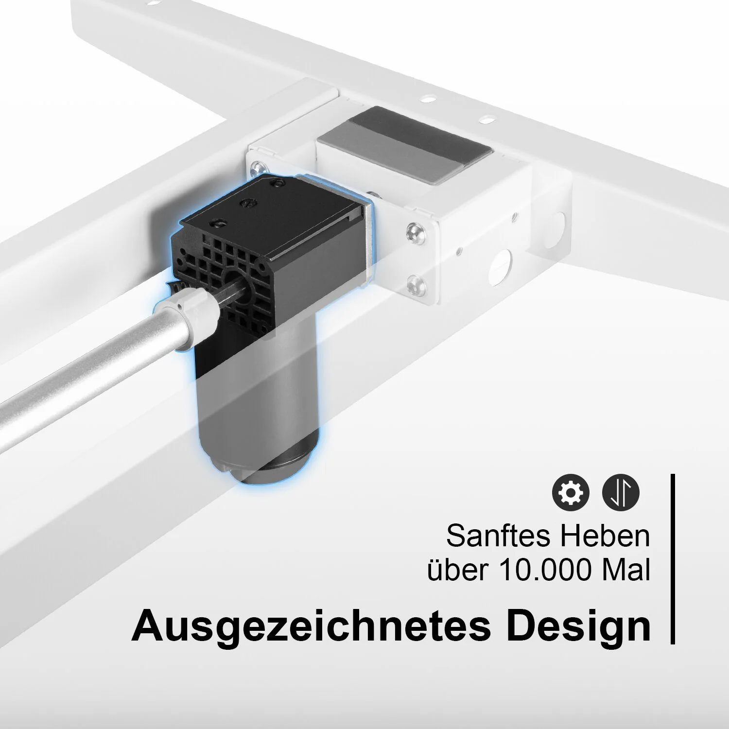 Elektrisch Höhenverstellbarer Schreibtisch 140X70 cm - Image 11
