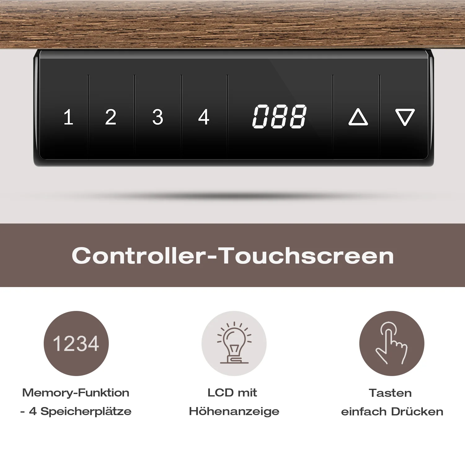 Elektrisch Höhenverstellbarer Schreibtisch 140X70 cm - Image 16
